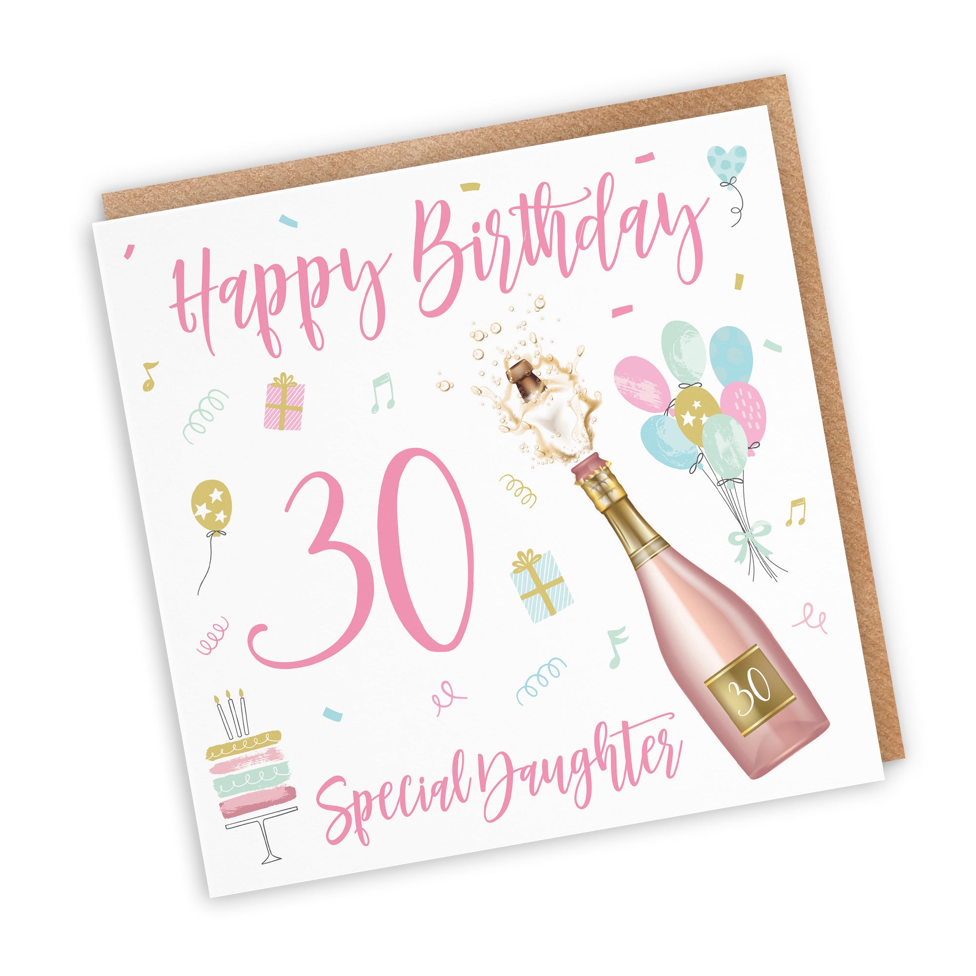 30th Daughter Birthday Card Champagne - Default Title (TH02712)