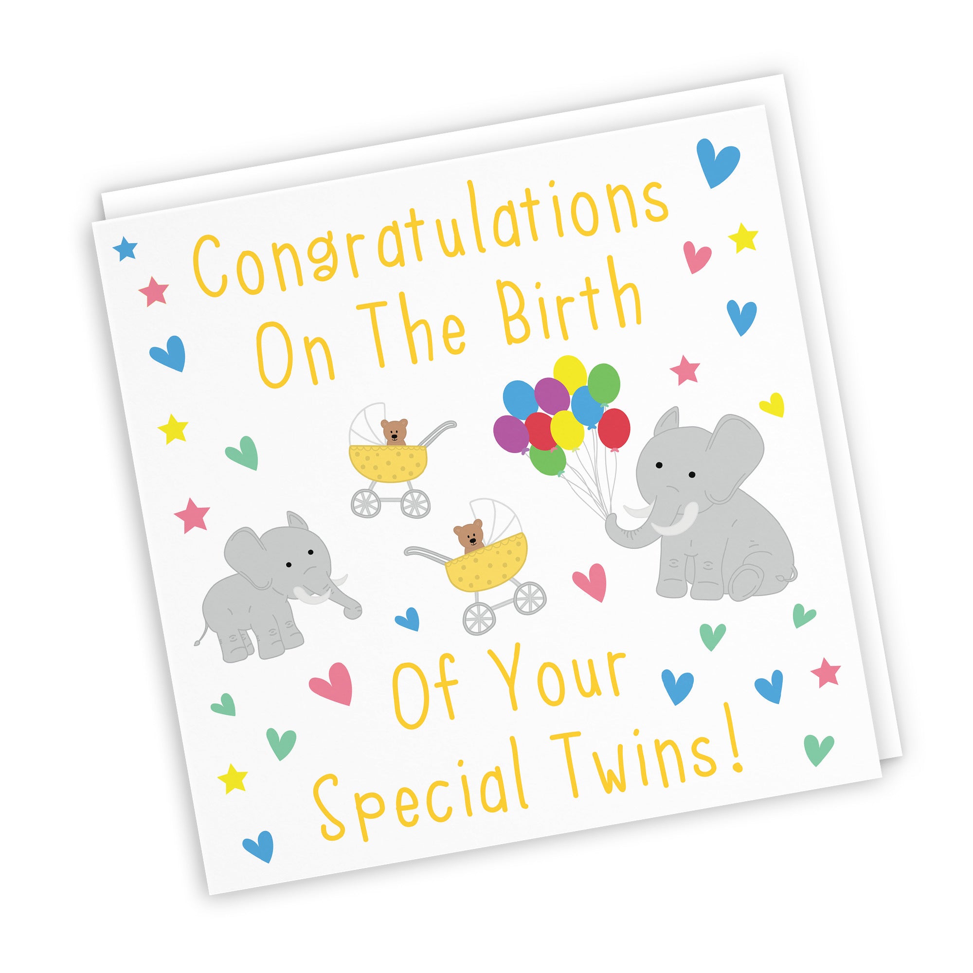 Congratulations New Baby Twins Card Iconic - Default Title (TH02714)