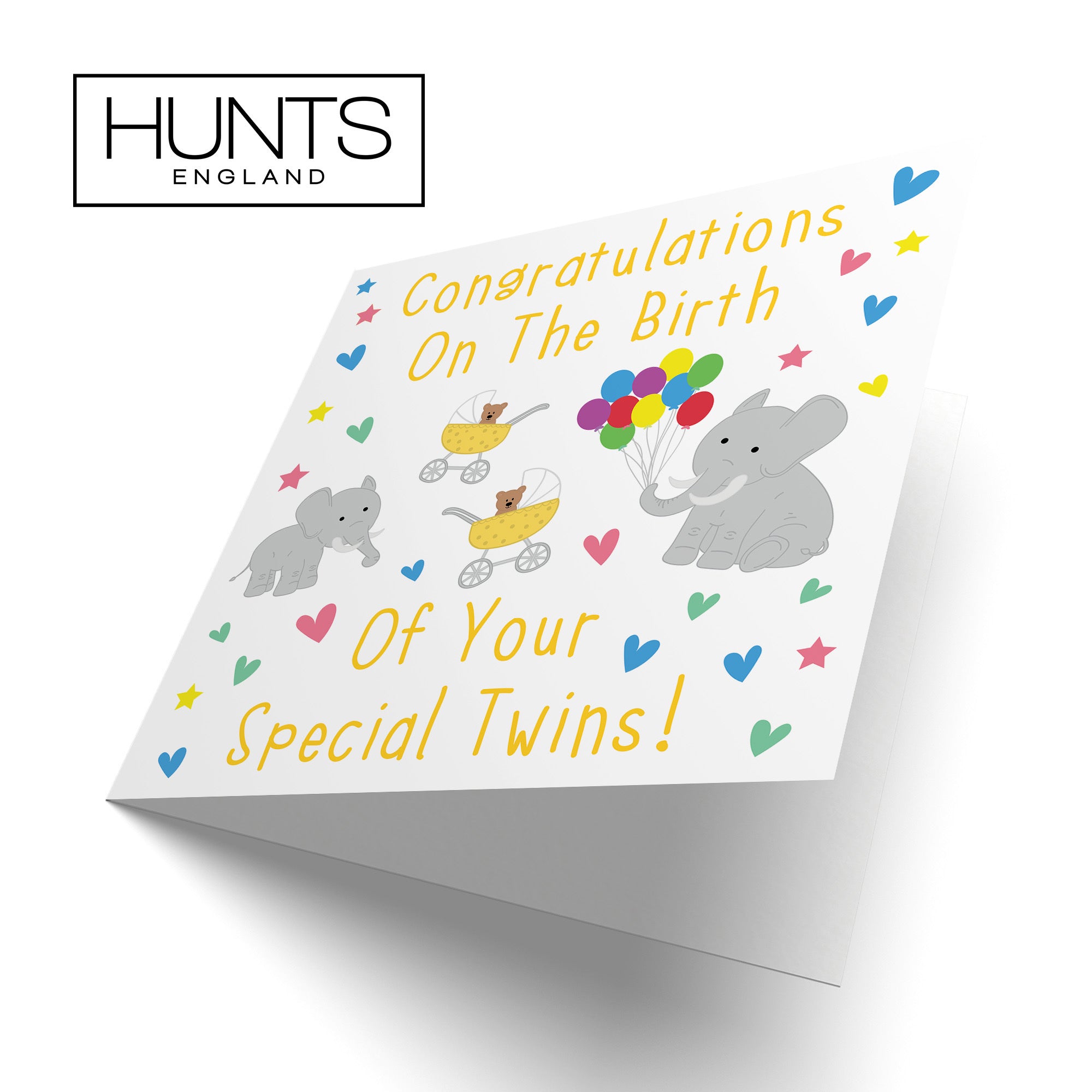 Congratulations New Baby Twins Card Iconic - Default Title (TH02714)