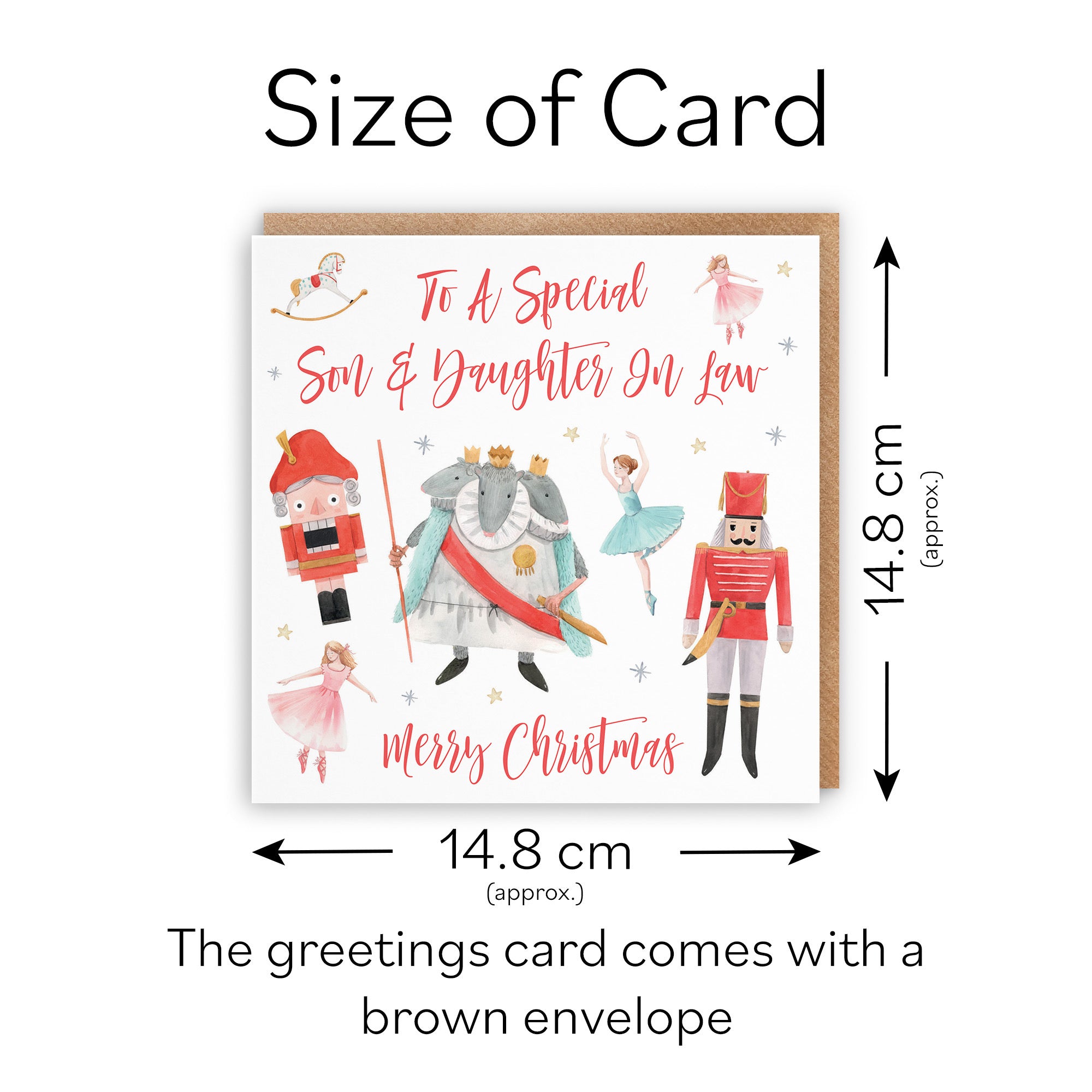 Son And Daughter In Law Christmas Card Nutcracker - Default Title (TH02715)