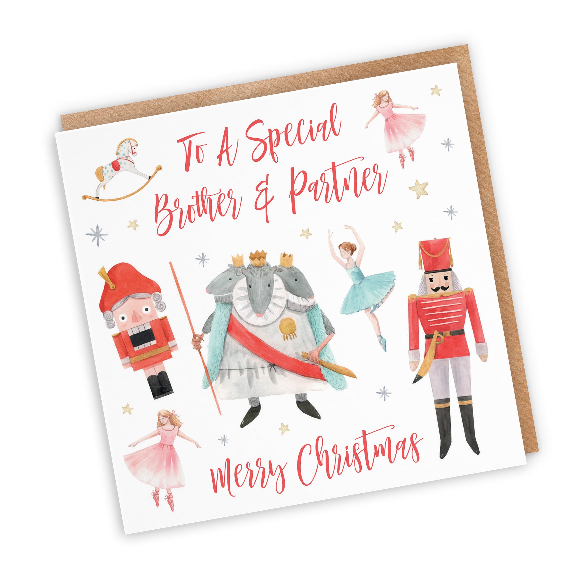 Brother And Partner Christmas Card Nutcracker - Default Title (TH02719)