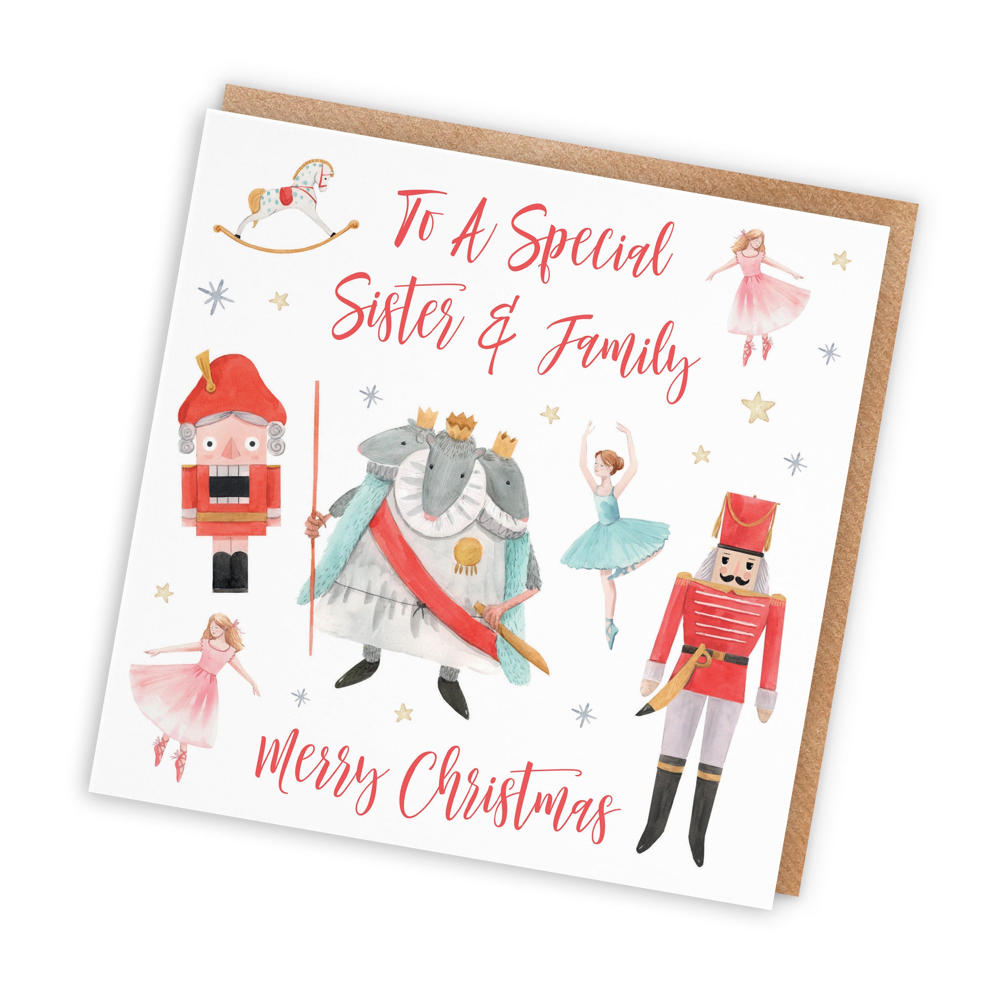 Sister And Family Christmas Card Nutcracker - Default Title (TH02724)