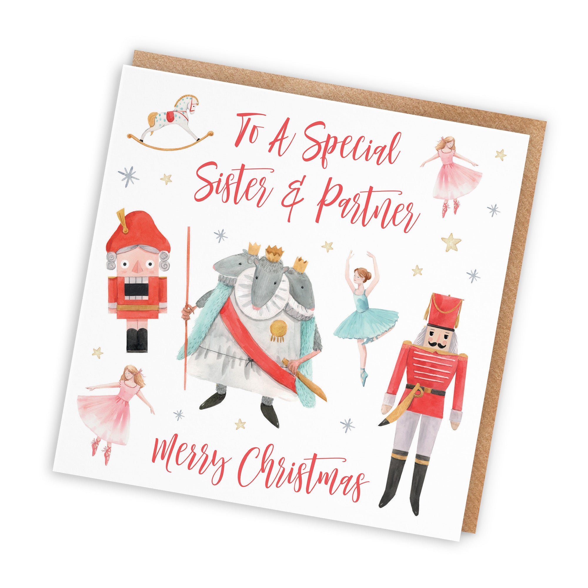 Sister And Partner Christmas Card Nutcracker - Default Title (TH02725)