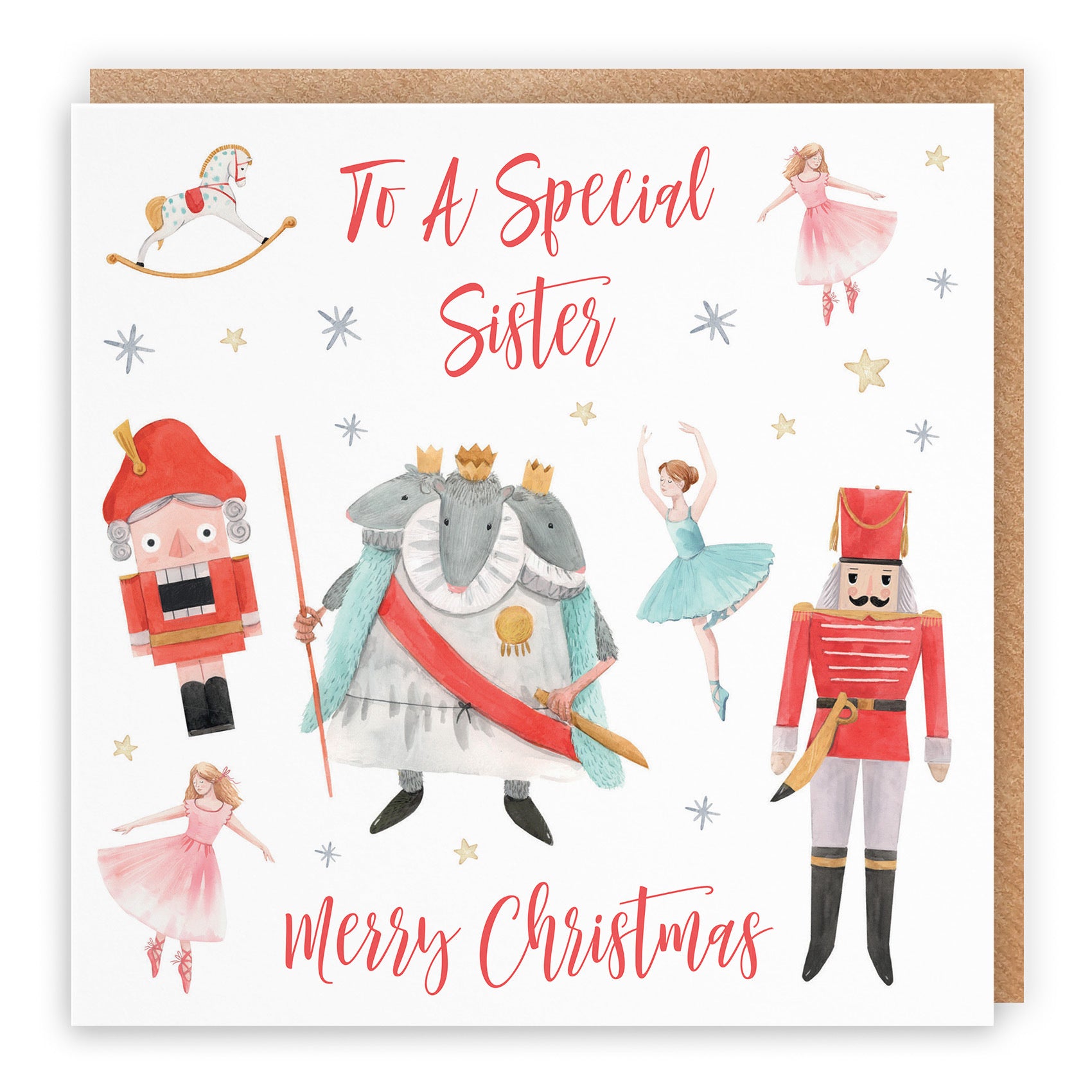 Sister Christmas Card Nutcracker - Default Title (TH02726)
