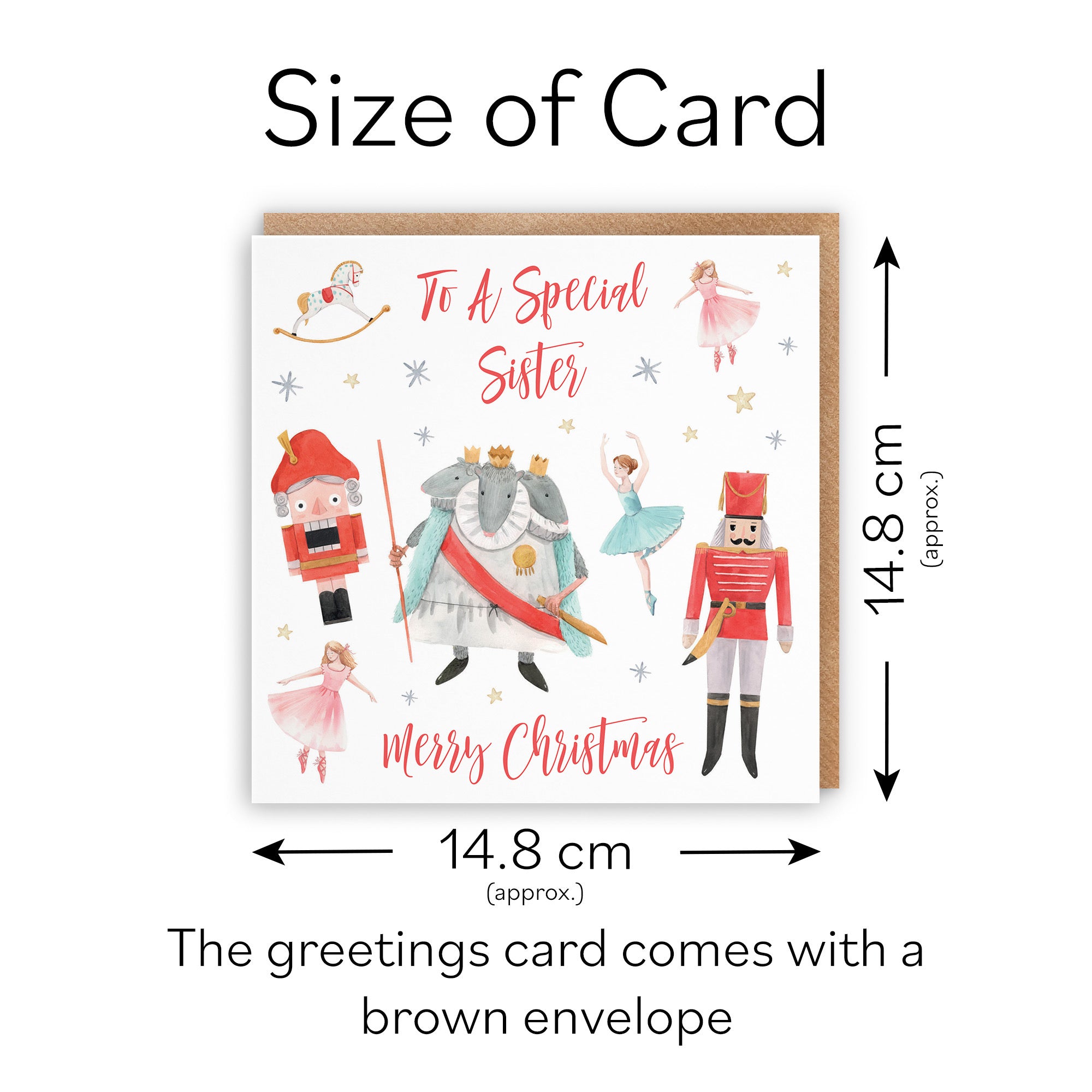 Sister Christmas Card Nutcracker - Default Title (TH02726)
