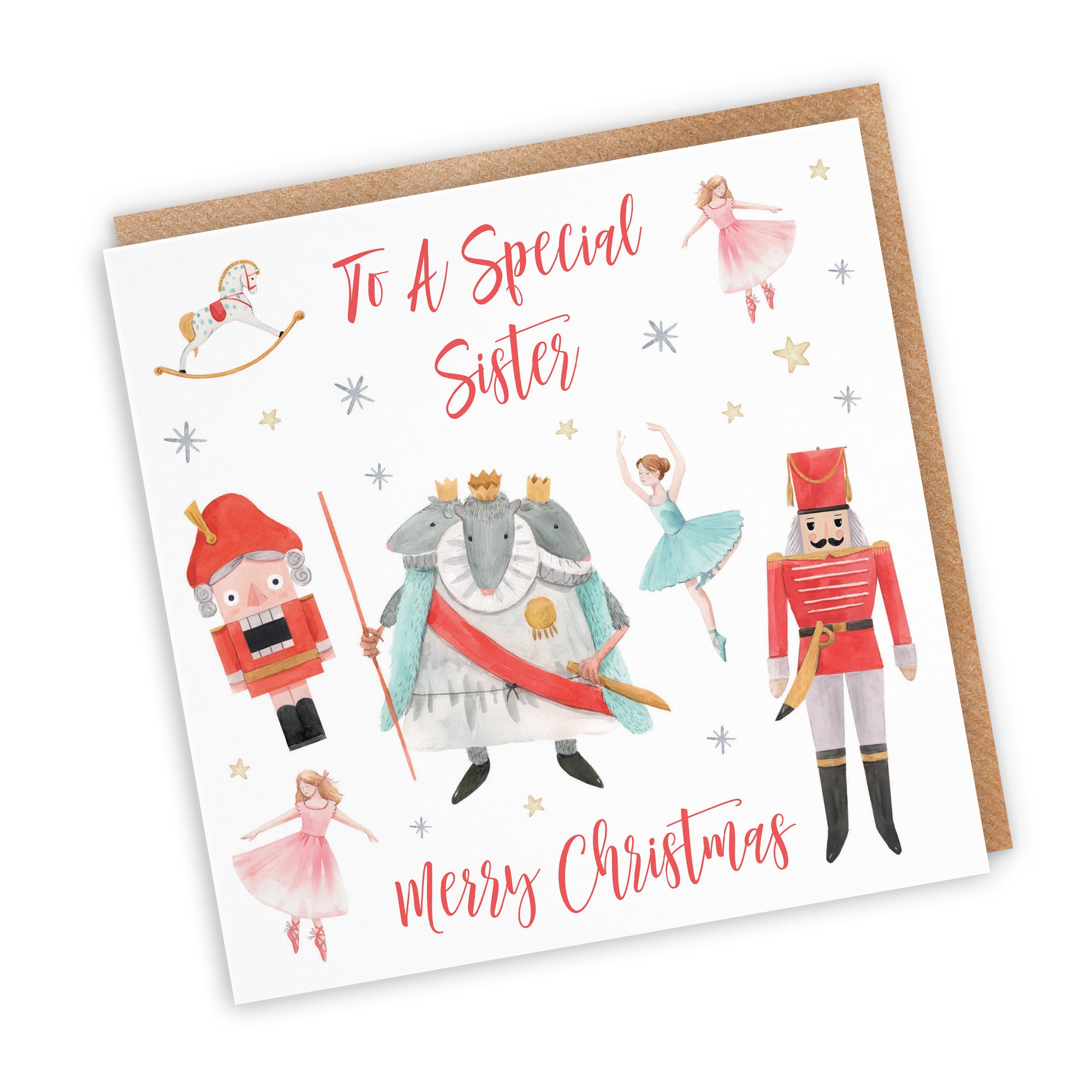 Sister Christmas Card Nutcracker - Default Title (TH02726)