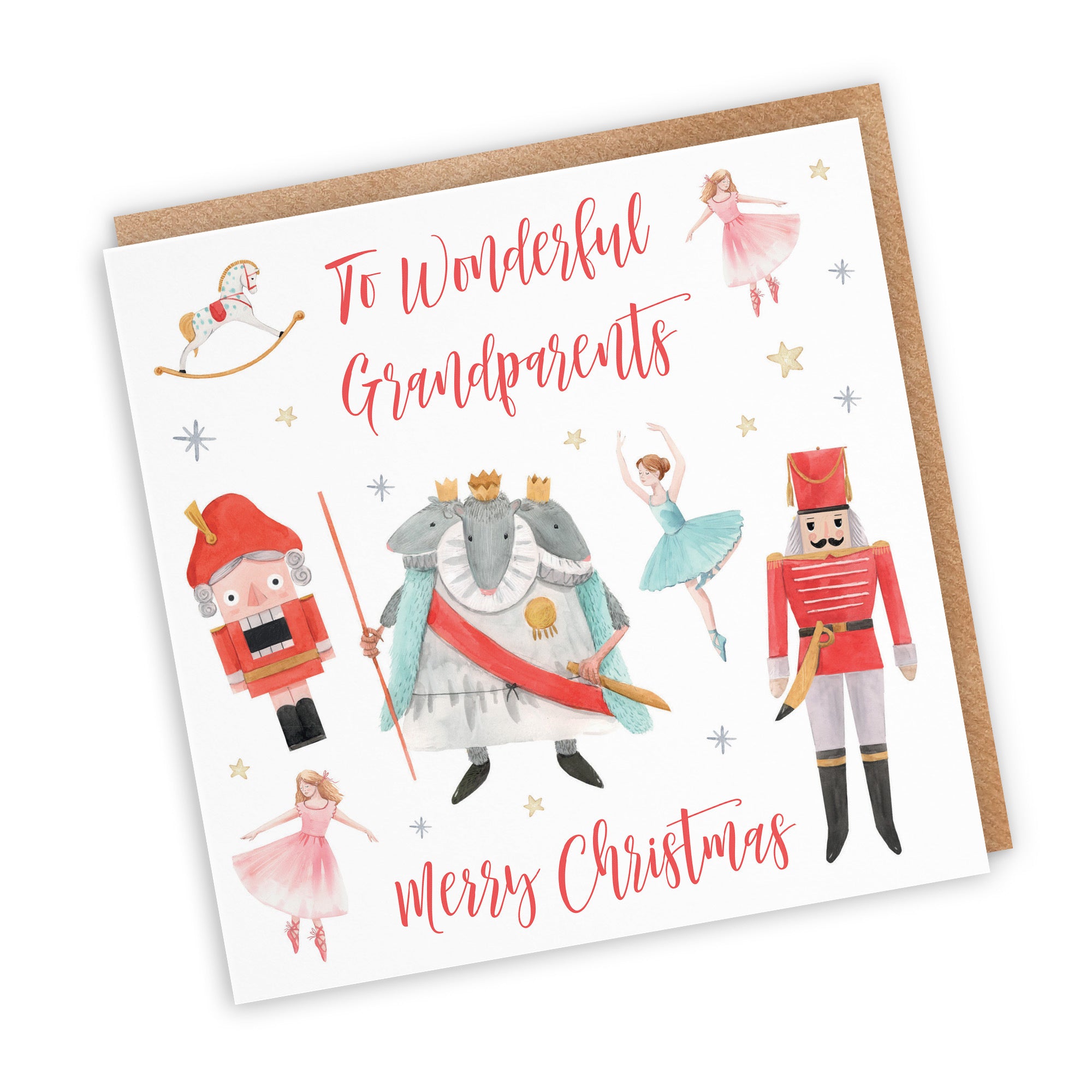 Grandparents Christmas Card Nutcracker - Default Title (TH02728)