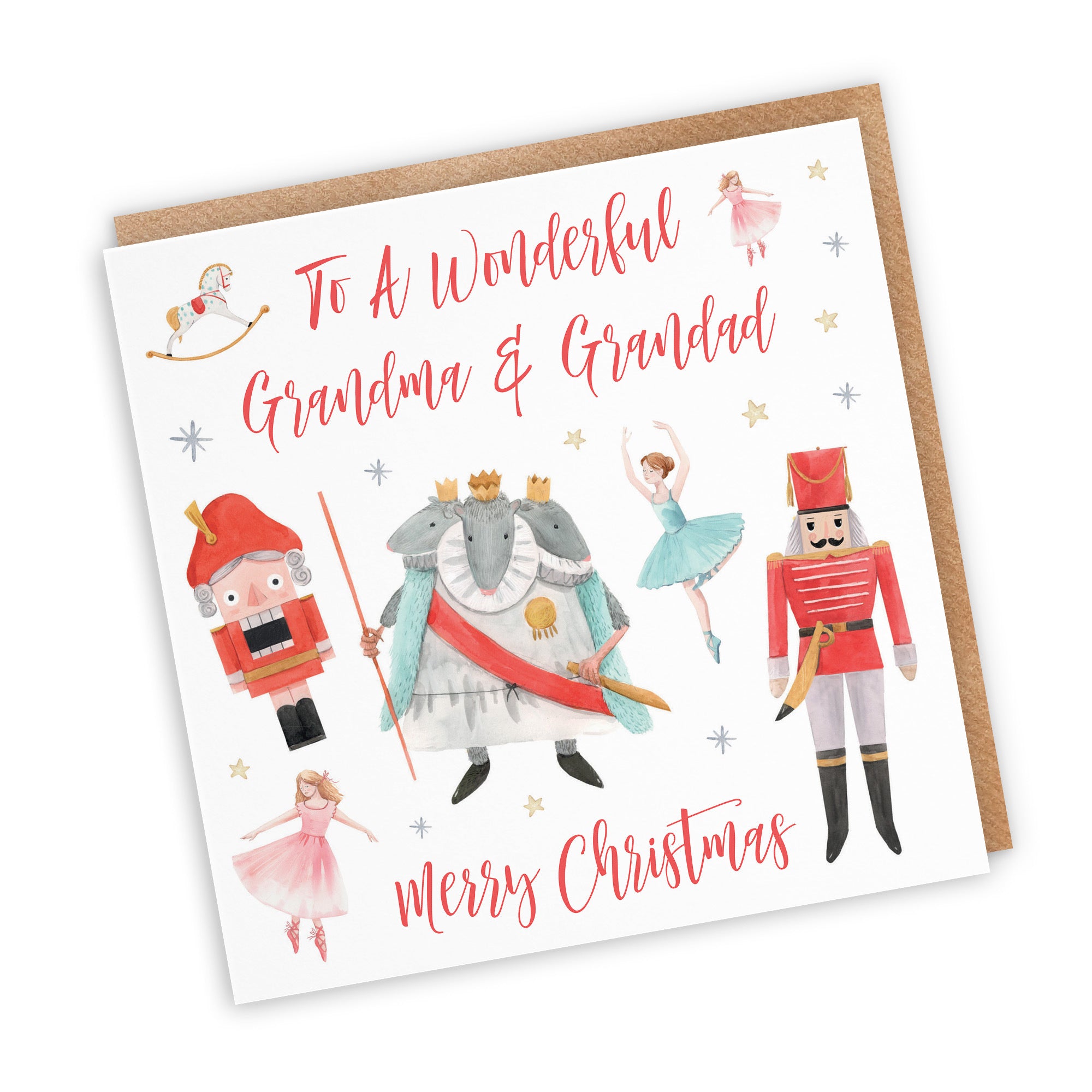 Grandma And Grandad Christmas Card Nutcracker - Default Title (TH02729)