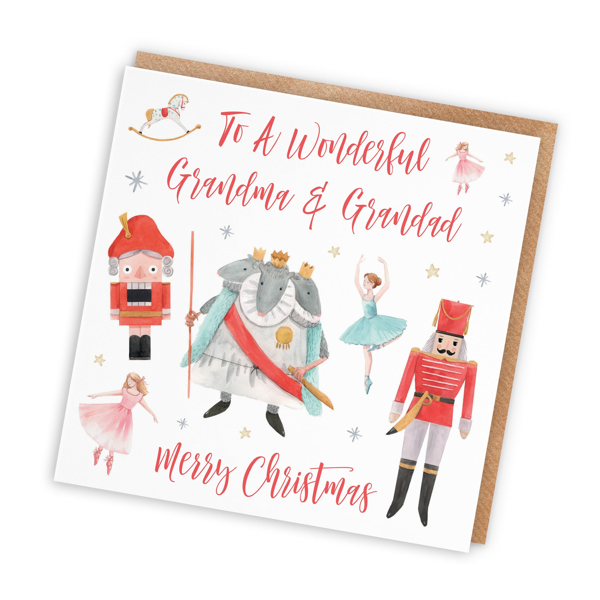 Grandma And Grandad Christmas Card Nutcracker - Default Title (TH02729)