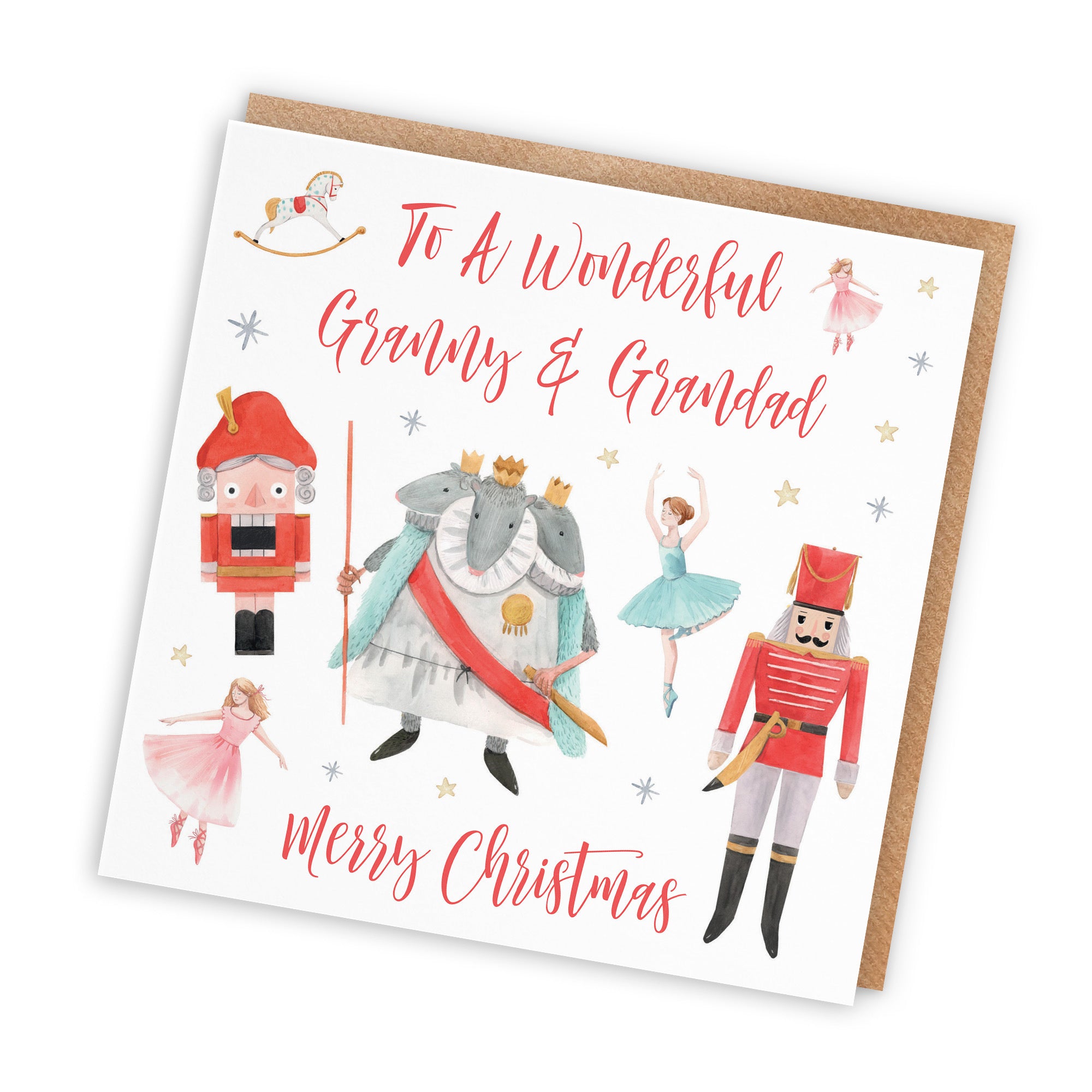 Granny And Grandad Christmas Card Nutcracker - Default Title (TH02730)