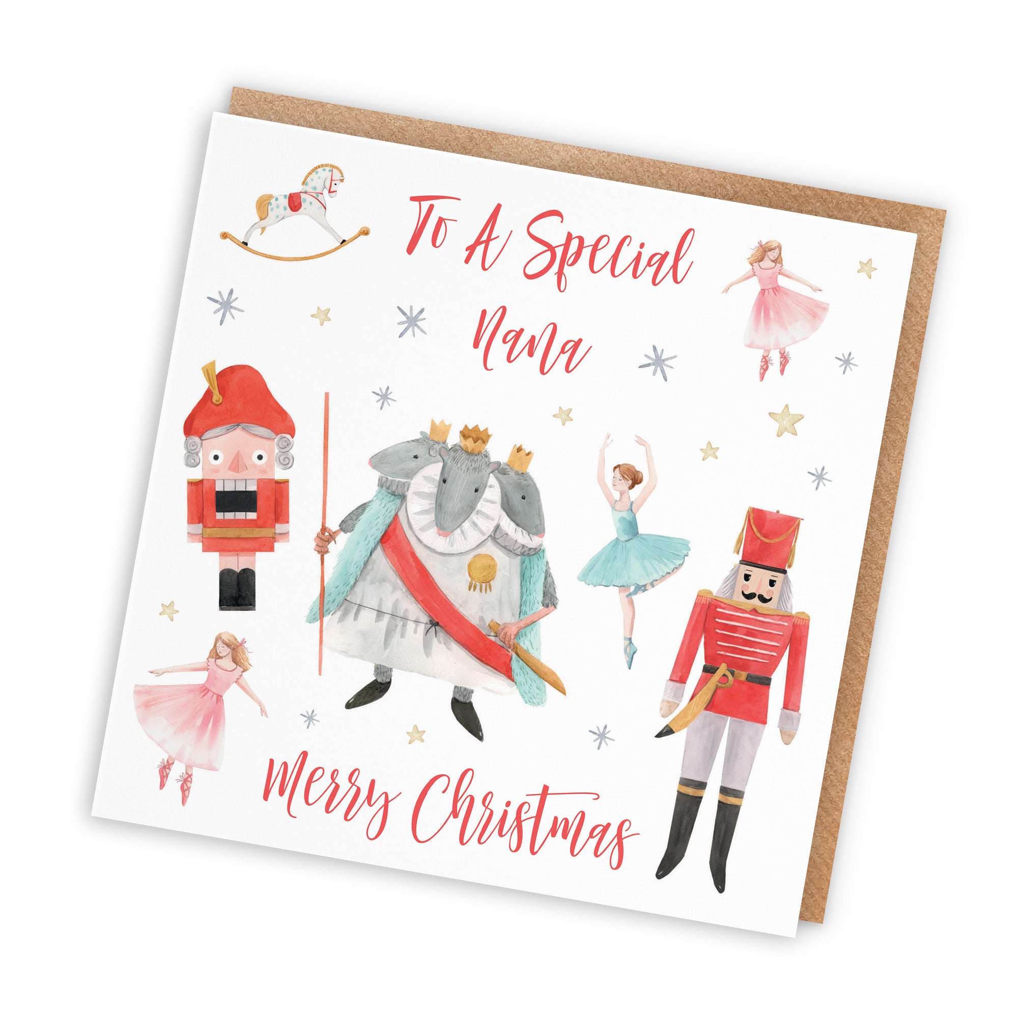 Nana Christmas Card Nutcracker - Default Title (TH02734)