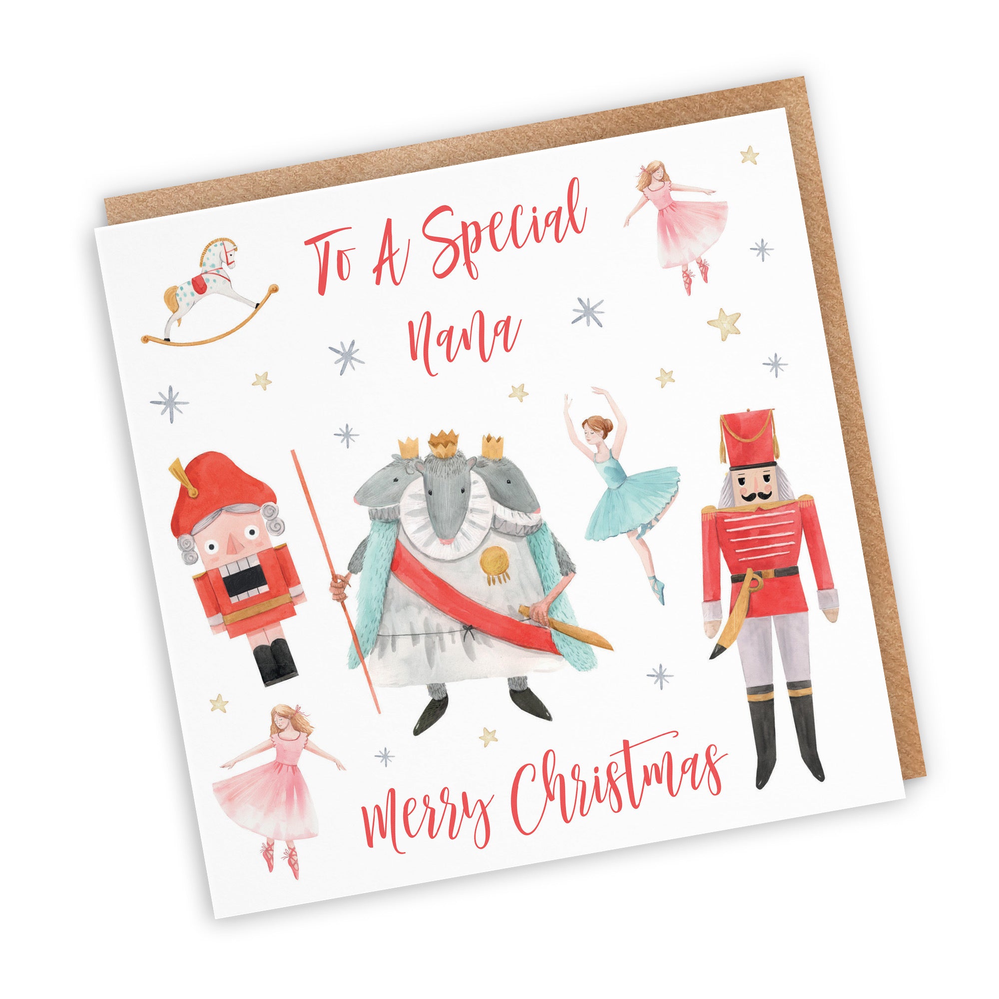 Nana Christmas Card Nutcracker - Default Title (TH02734)