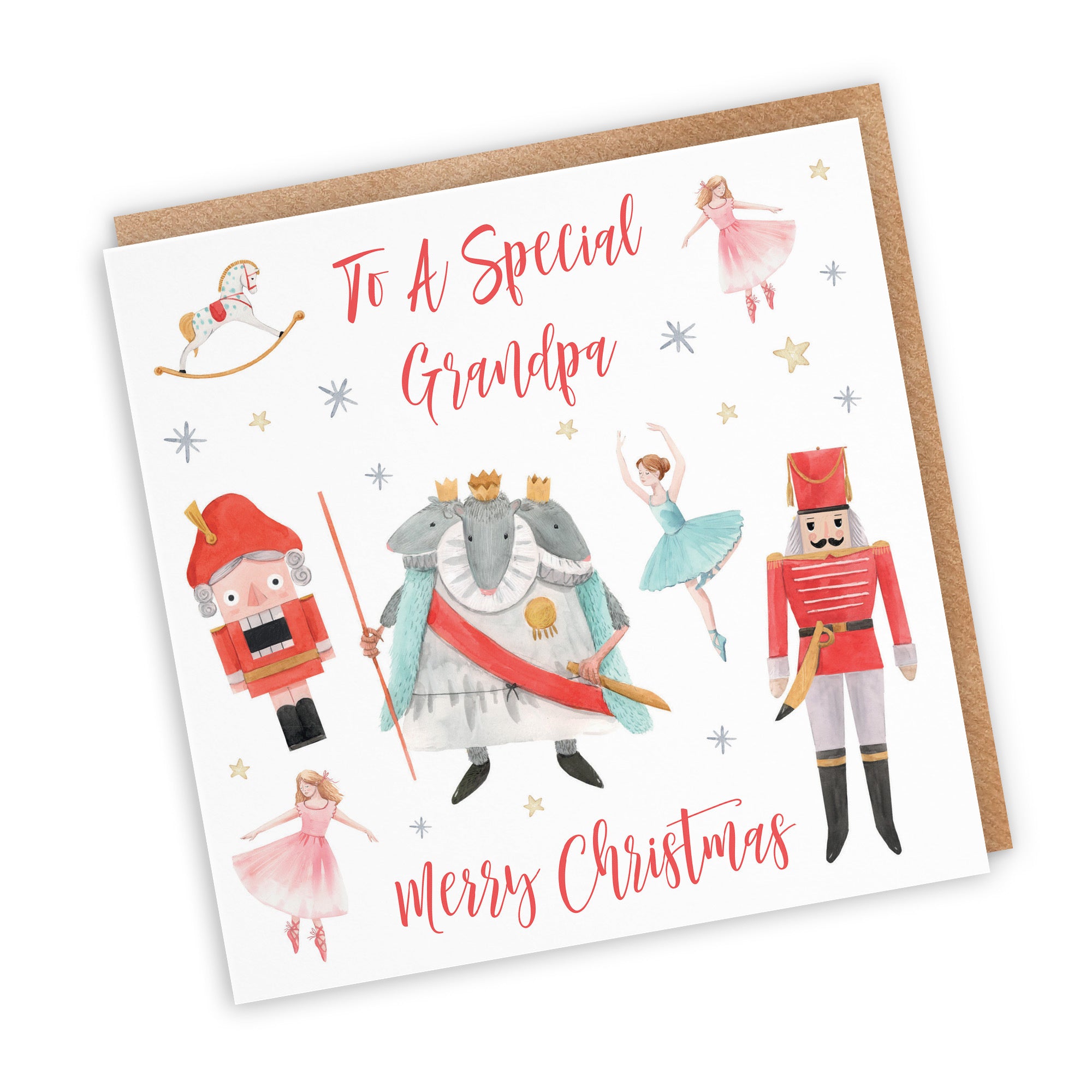 Grandpa Christmas Card Nutcracker - Default Title (TH02735)