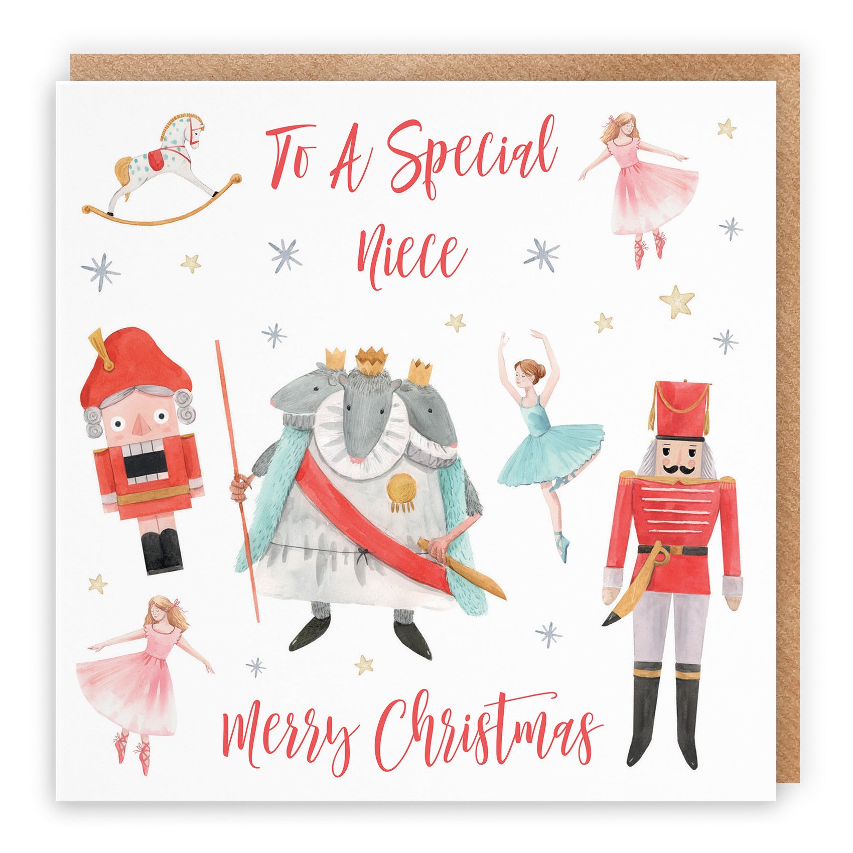 Niece Christmas Card Nutcracker - Default Title (TH02737)