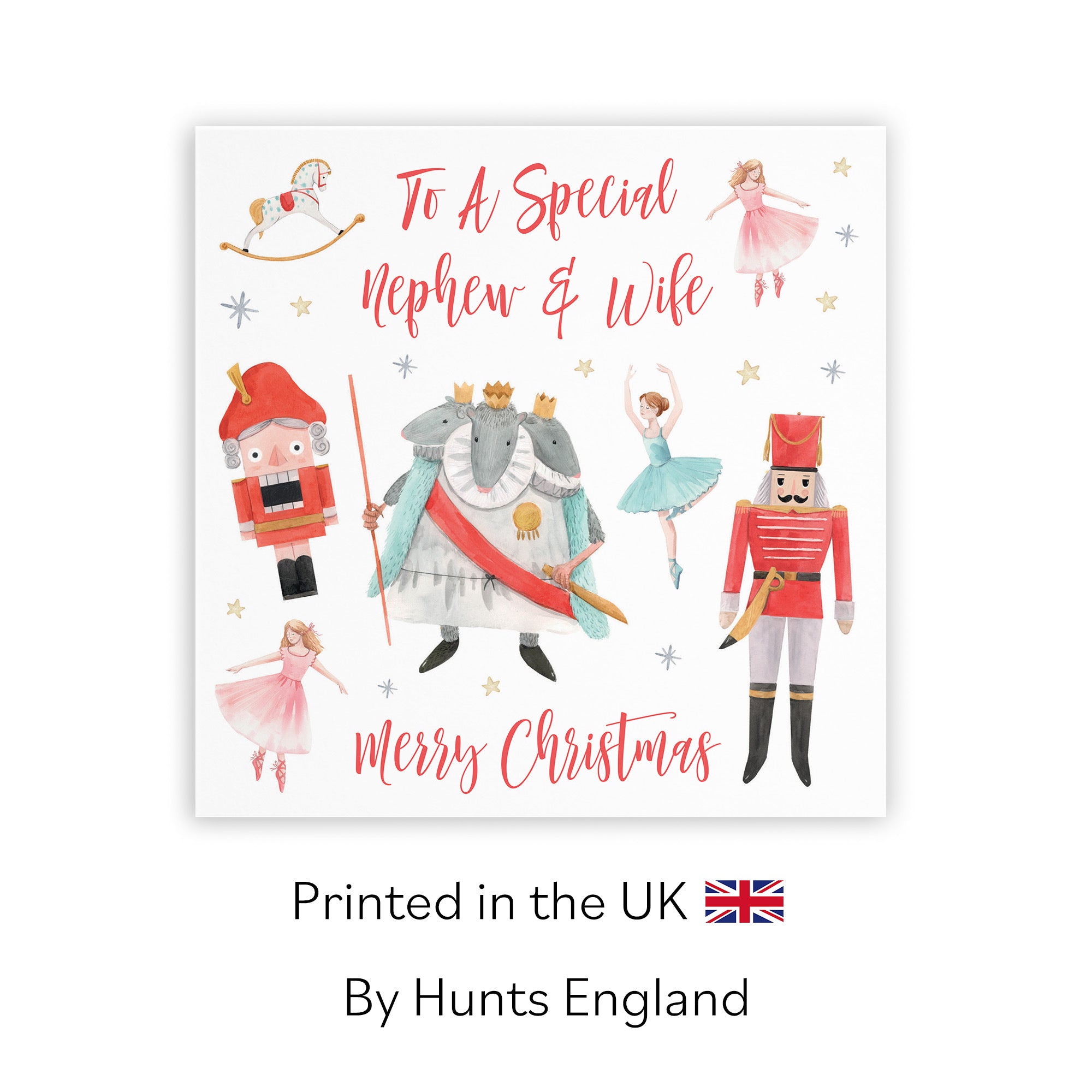 Nephew And Wife Christmas Card Nutcracker - Default Title (TH02739)