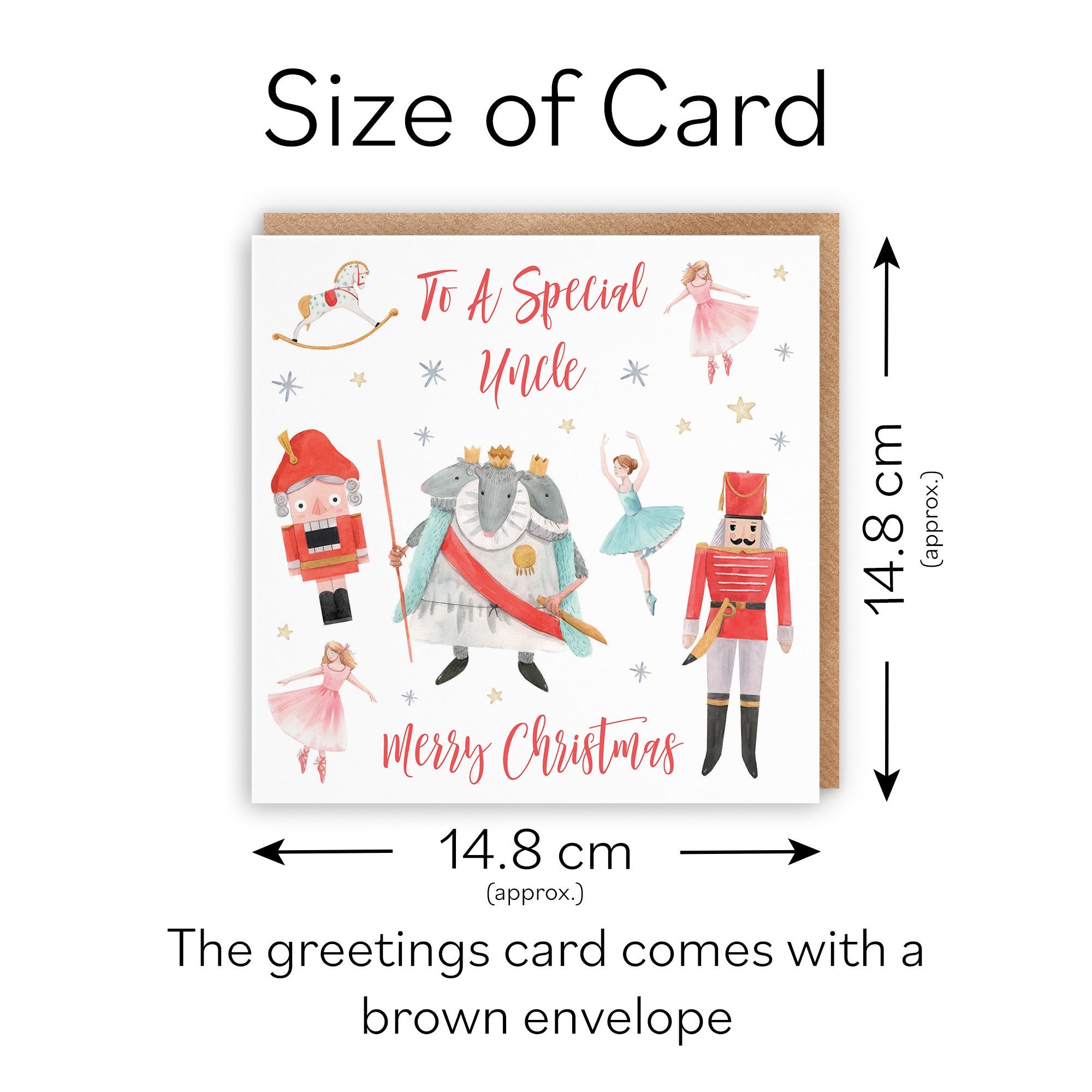 Uncle Christmas Card Nutcracker - Default Title (TH02745)