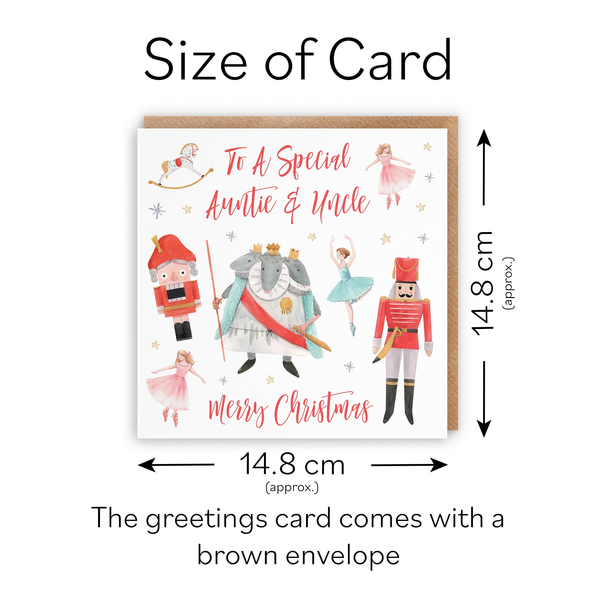 Auntie And Uncle Christmas Card Nutcracker - Default Title (TH02746)