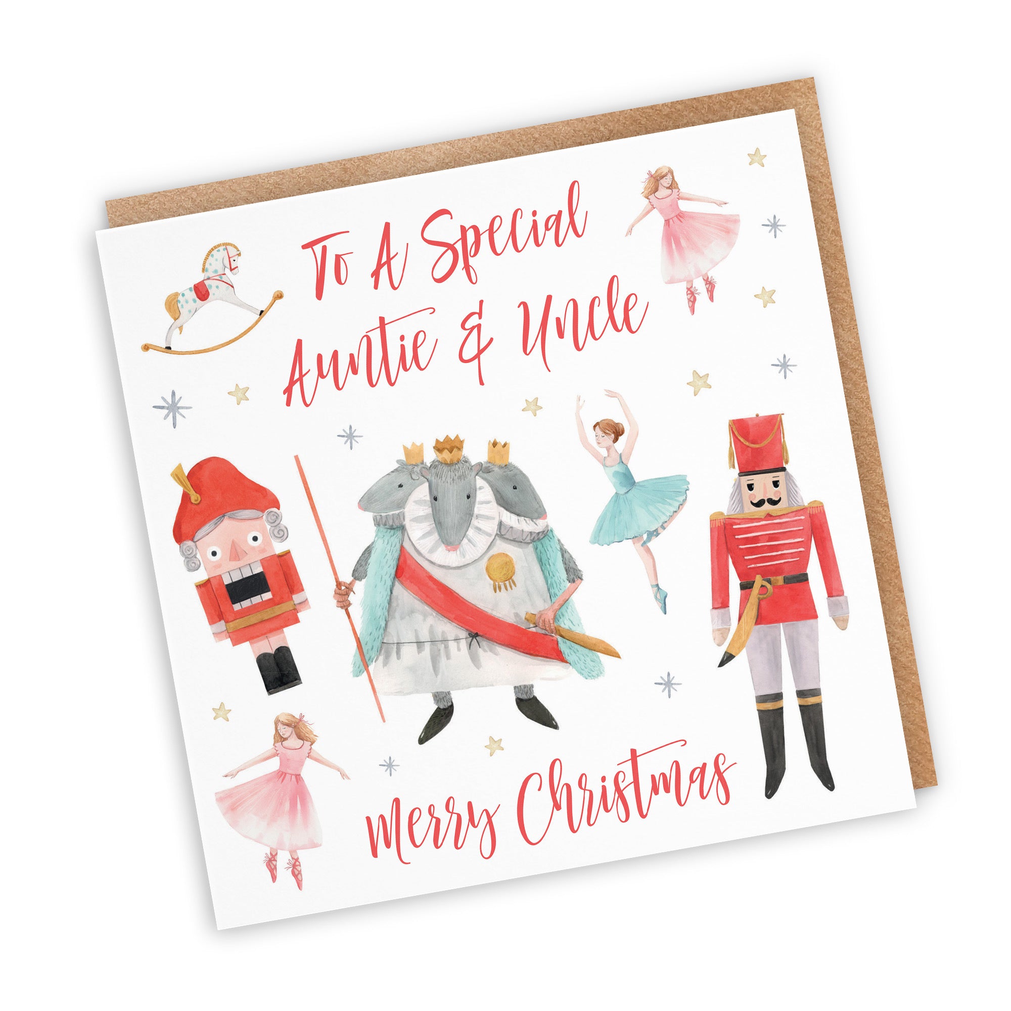 Auntie And Uncle Christmas Card Nutcracker - Default Title (TH02746)
