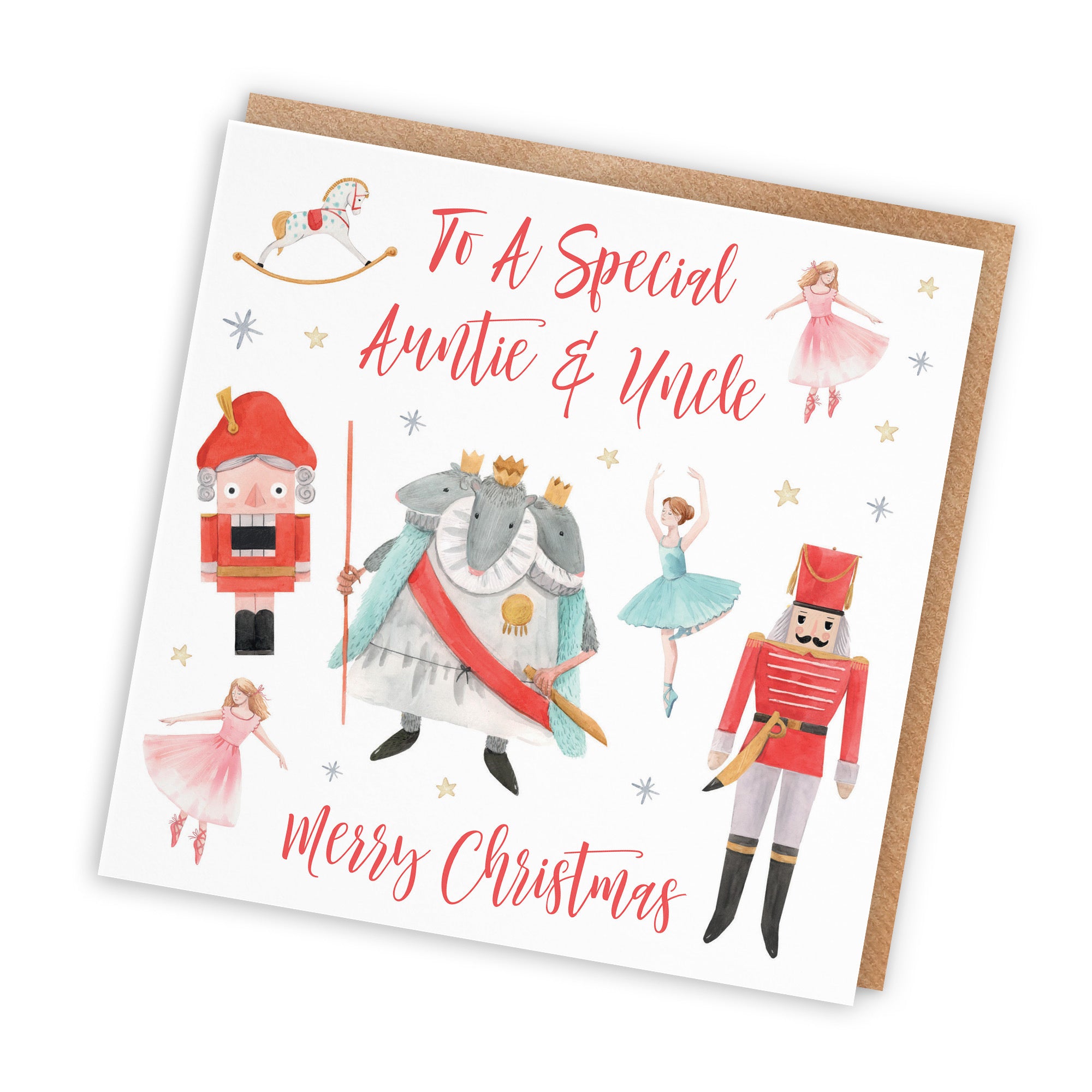 Auntie And Uncle Christmas Card Nutcracker - Default Title (TH02746)