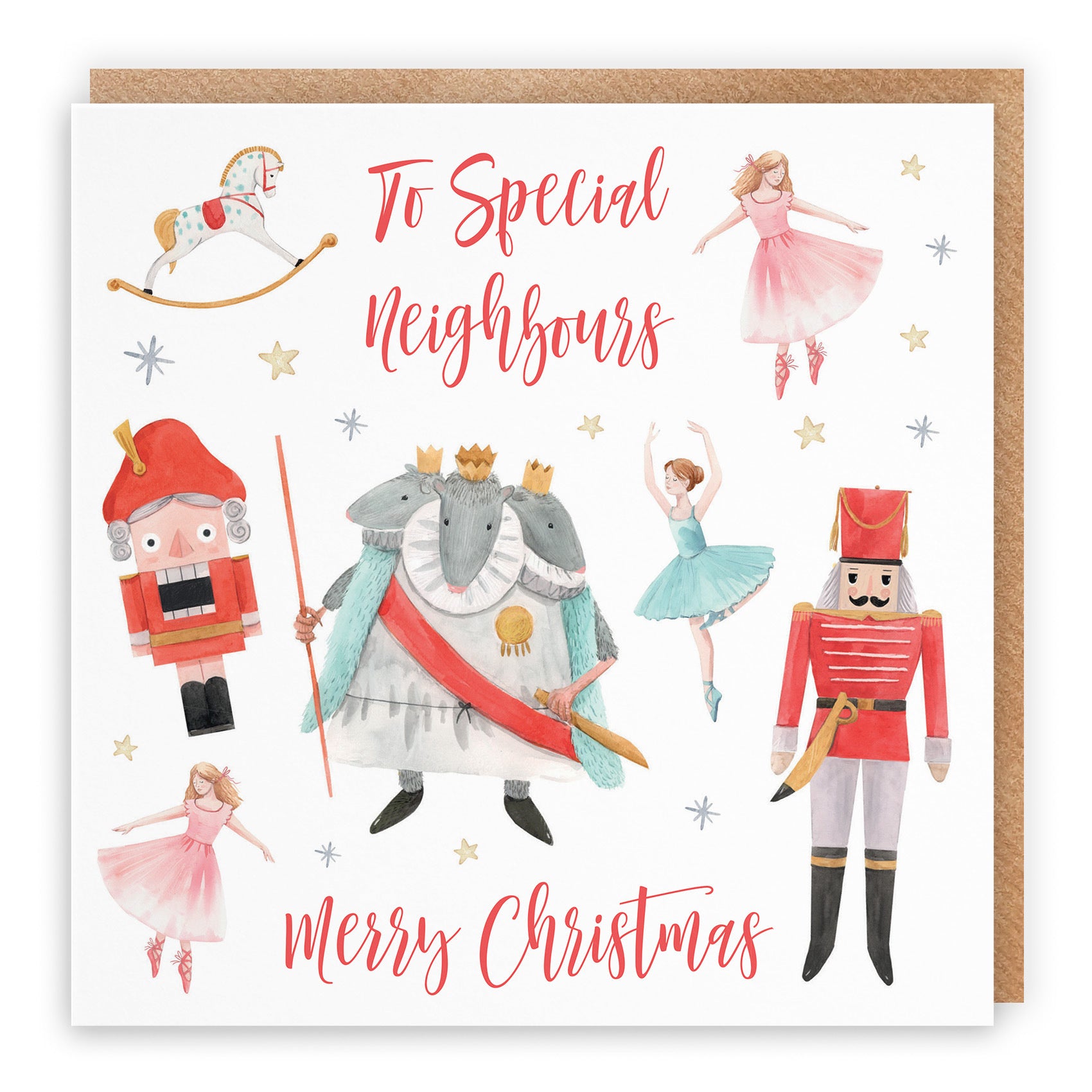 Neighbours Christmas Card Nutcracker - Default Title (TH02747)
