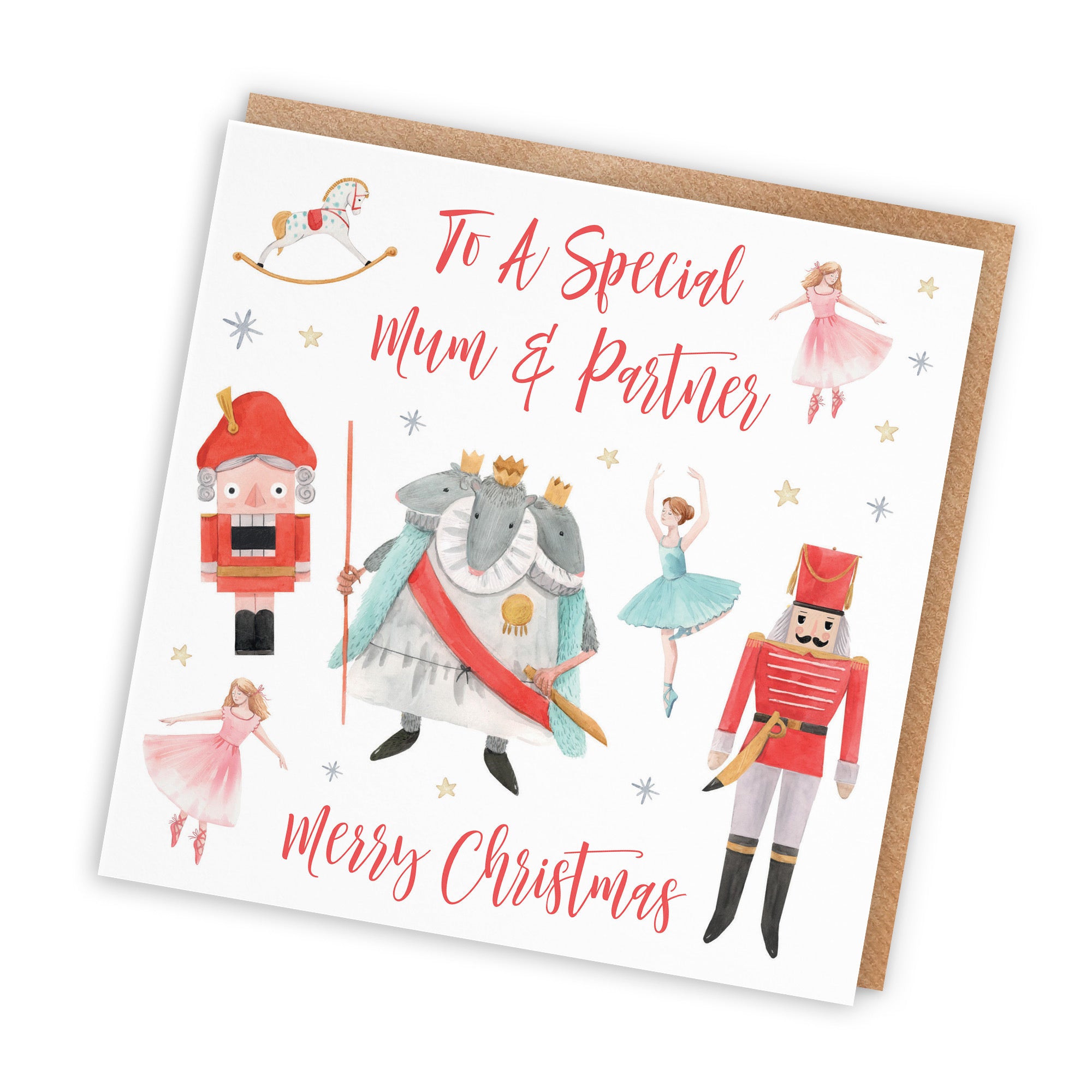 Mum And Partner Christmas Card Nutcracker - Default Title (TH02748)