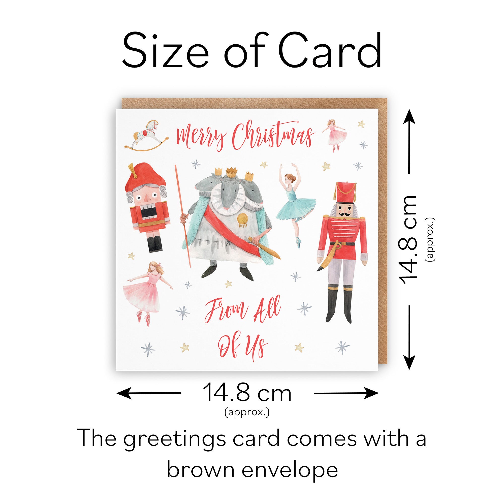 From All Of Us Christmas Card Nutcracker - Default Title (TH02753)