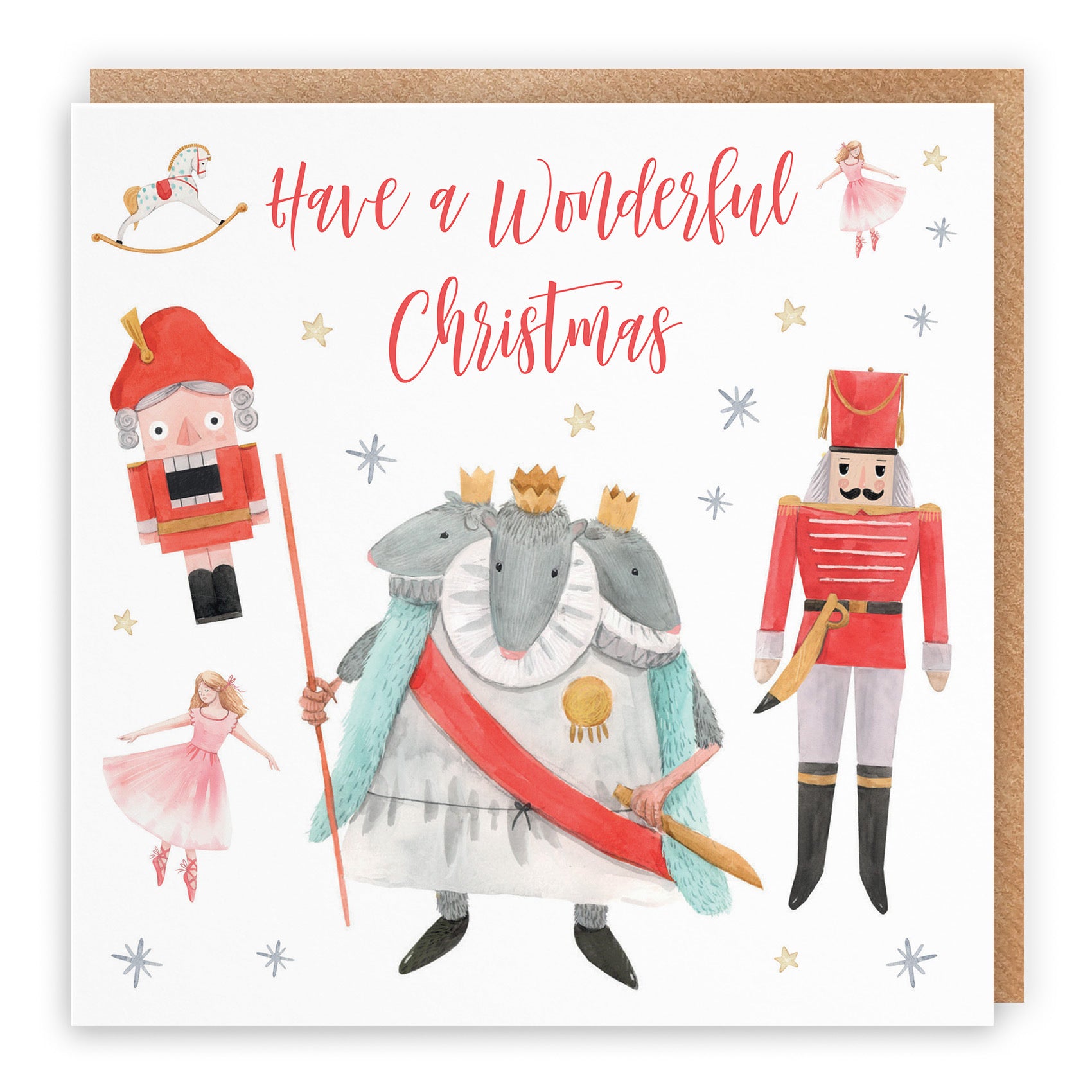 Individual Christmas Card Nutcracker - Default Title (TH02754)