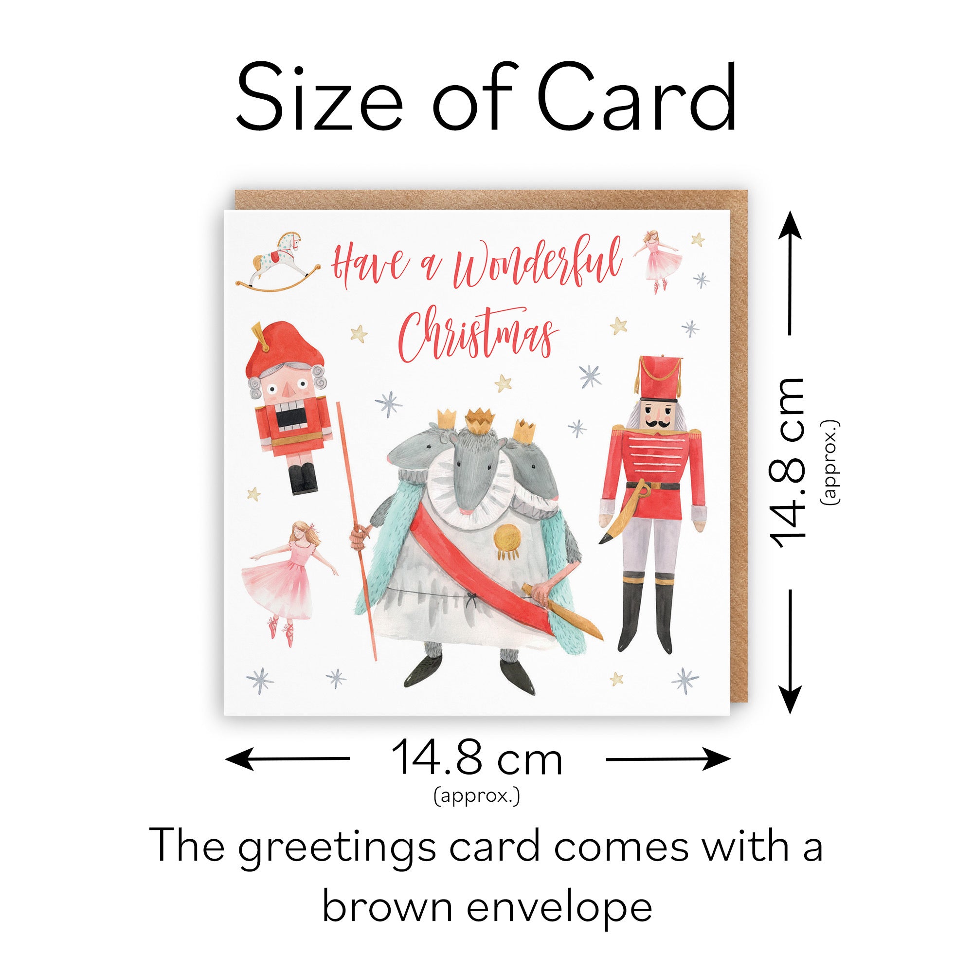 Individual Christmas Card Nutcracker - Default Title (TH02754)