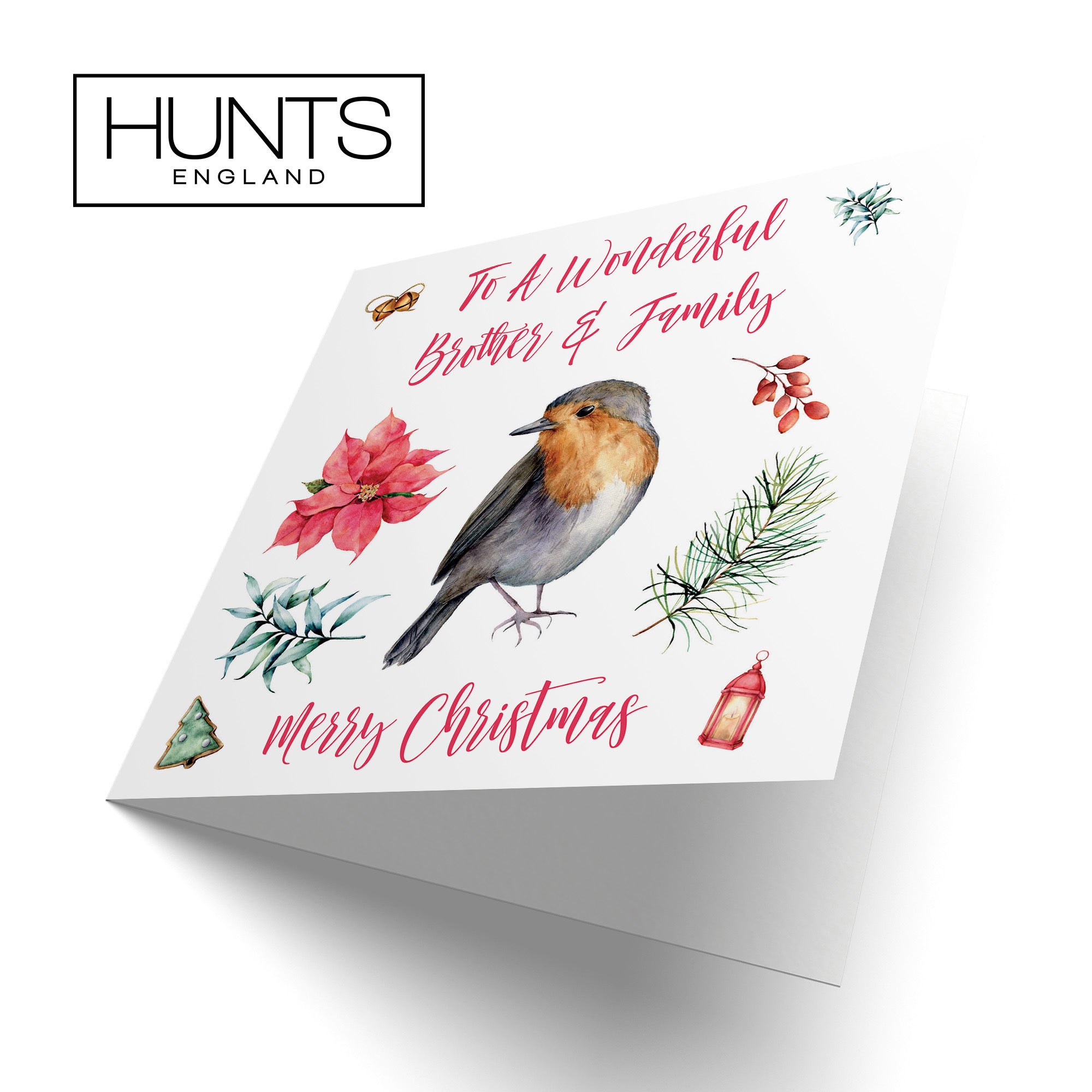 Brother And Family Christmas Card Festive - Default Title (TH02758)