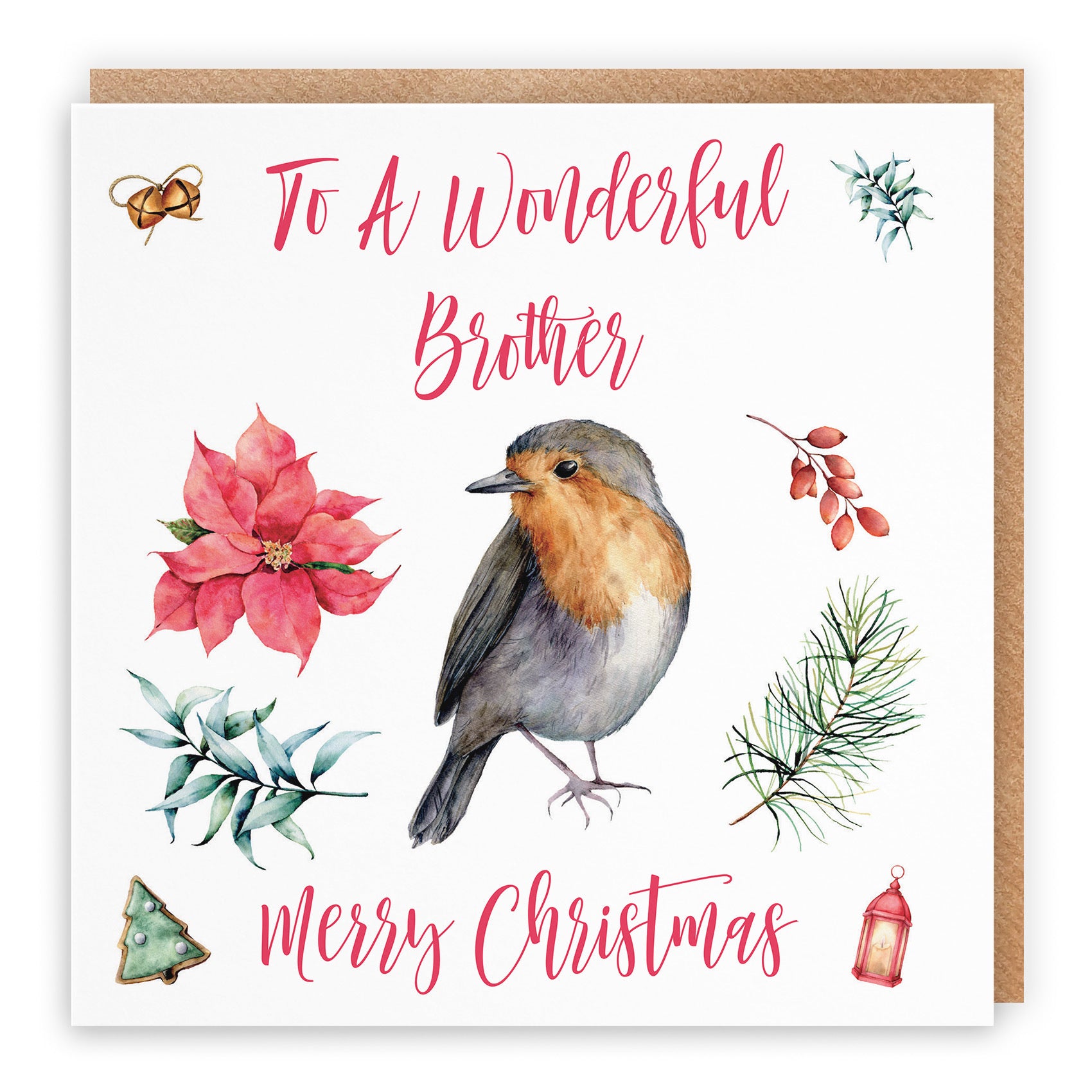Brother Christmas Card Festive - Default Title (TH02760)
