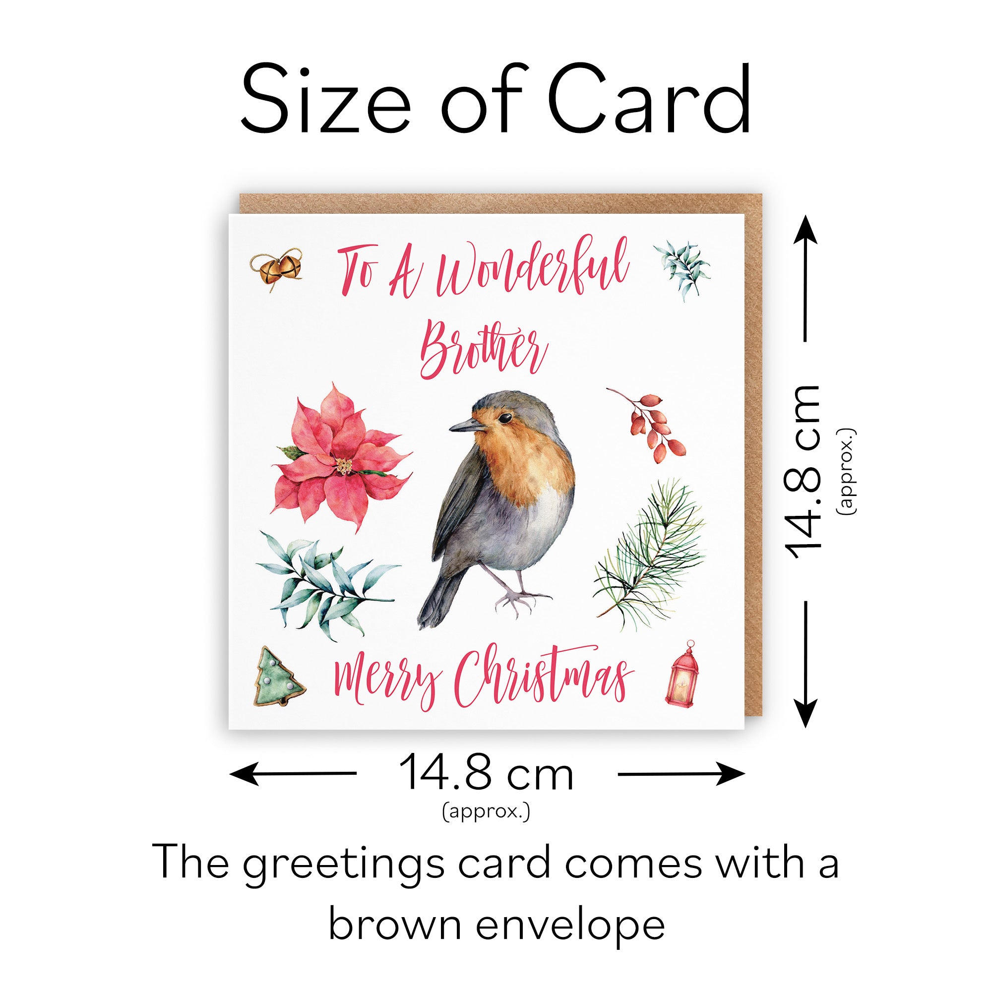 Brother Christmas Card Festive - Default Title (TH02760)