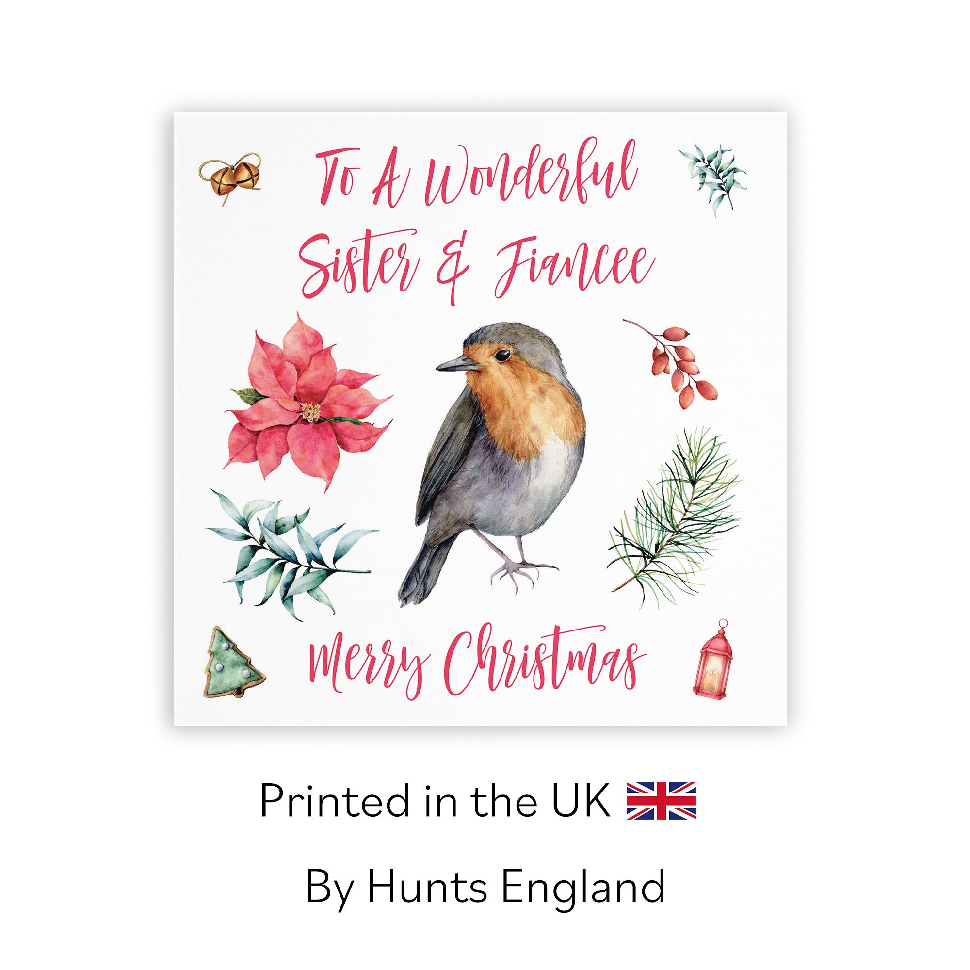 Sister And Fiancee Christmas Card Festive - Default Title (TH02764)