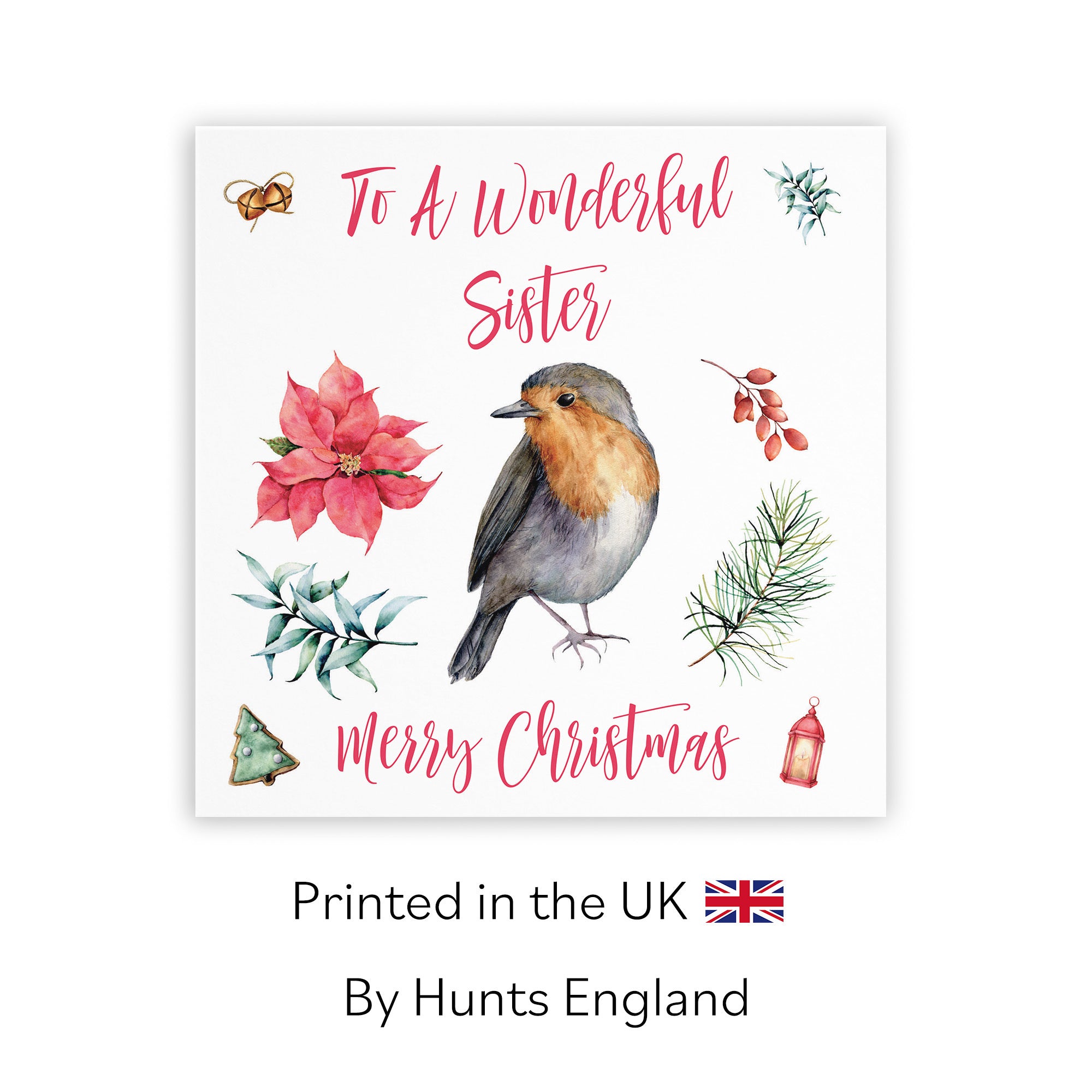 Sister Christmas Card Festive - Default Title (TH02766)