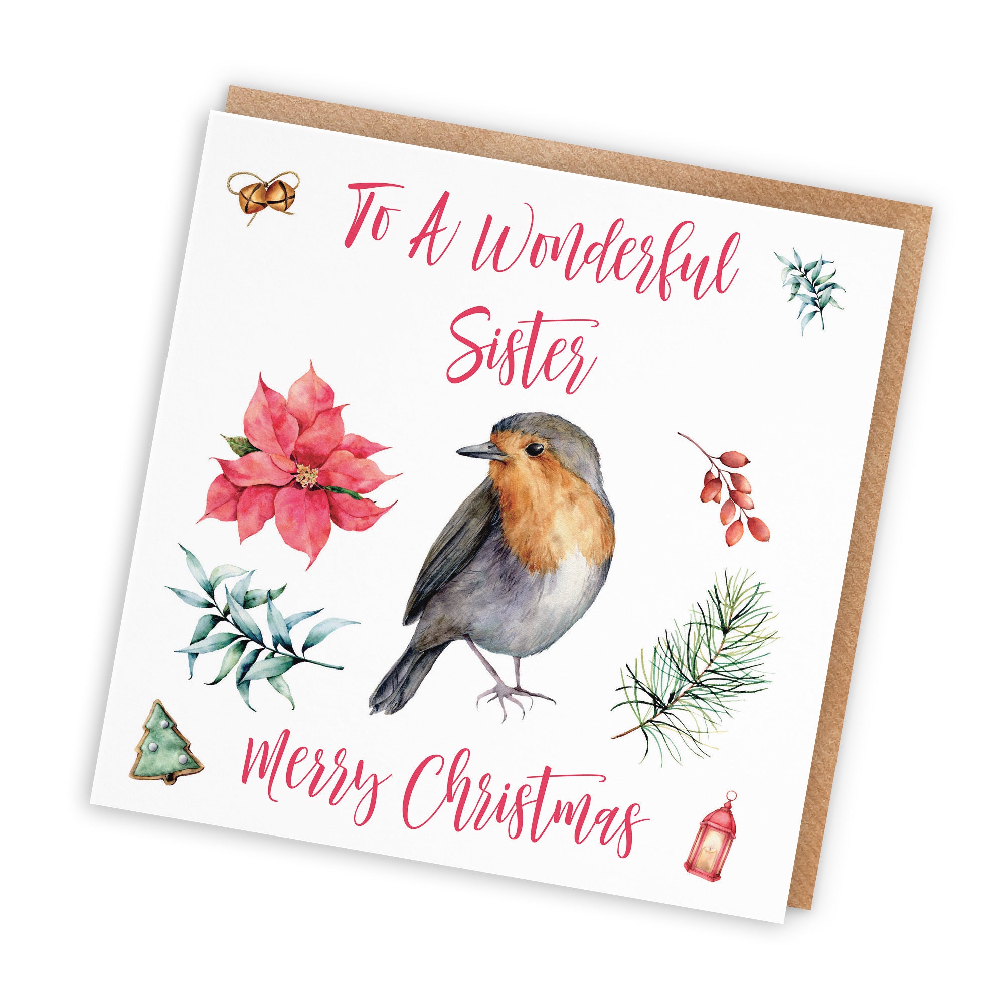 Sister Christmas Card Festive - Default Title (TH02766)