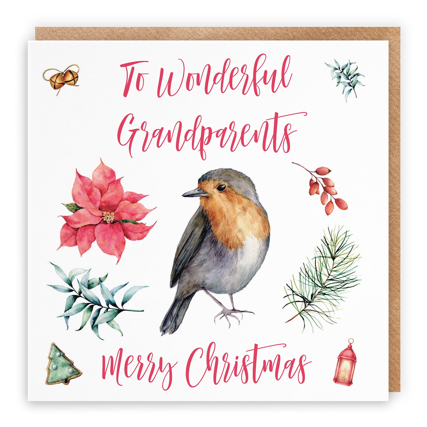 Grandparents Christmas Card Festive - Default Title (TH02767)