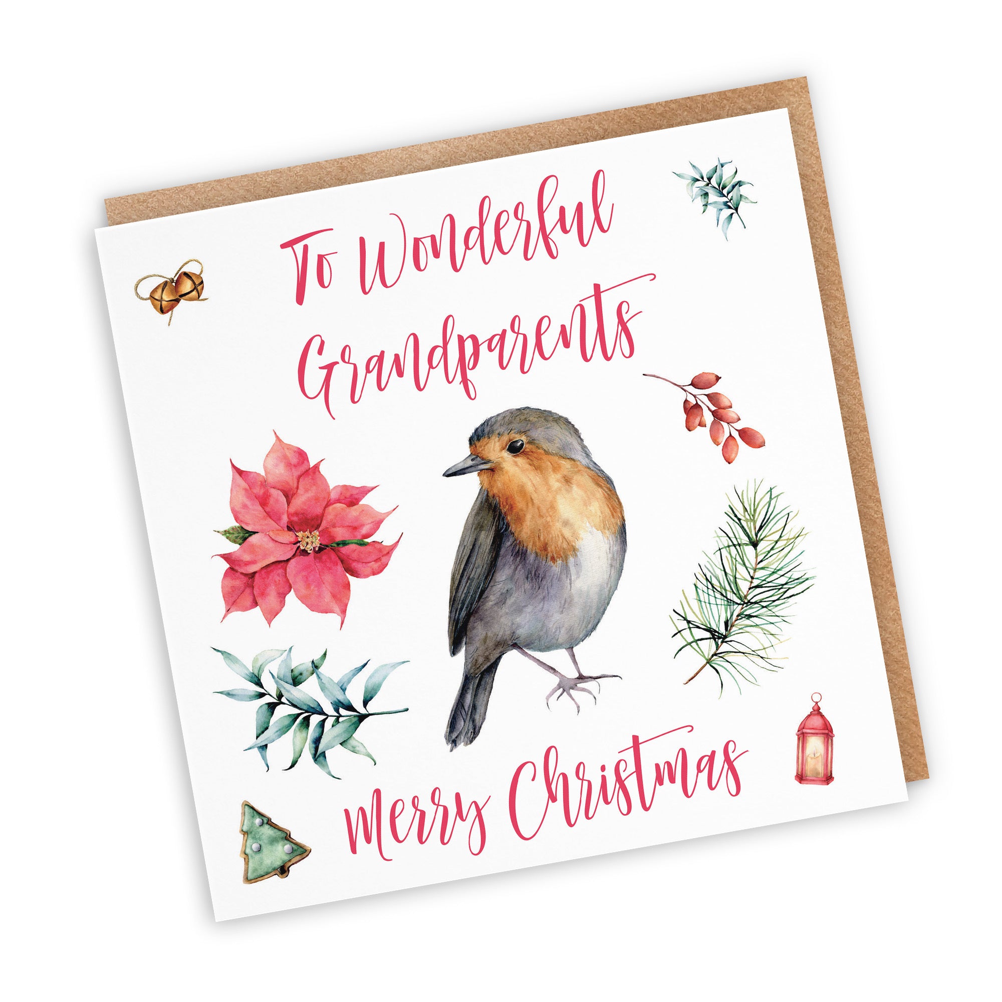 Grandparents Christmas Card Festive - Default Title (TH02767)