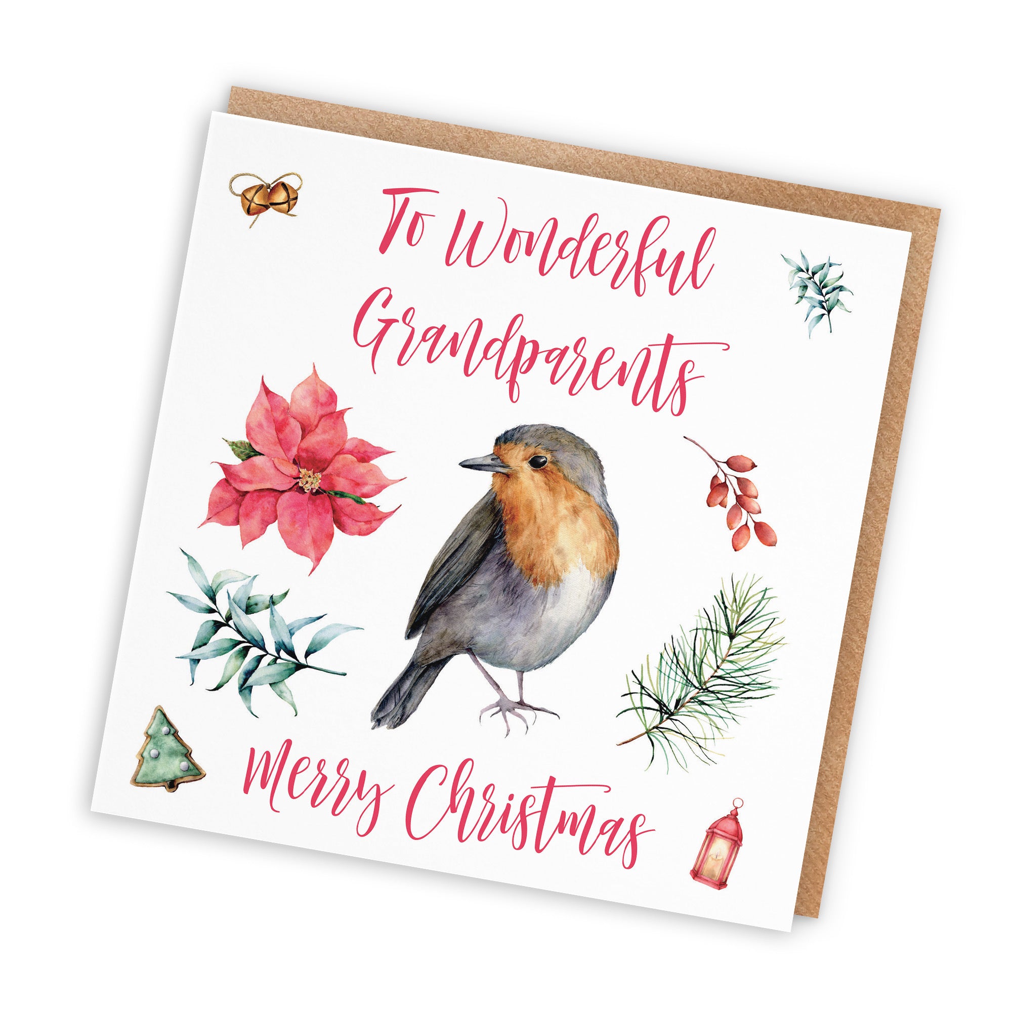 Grandparents Christmas Card Festive - Default Title (TH02767)