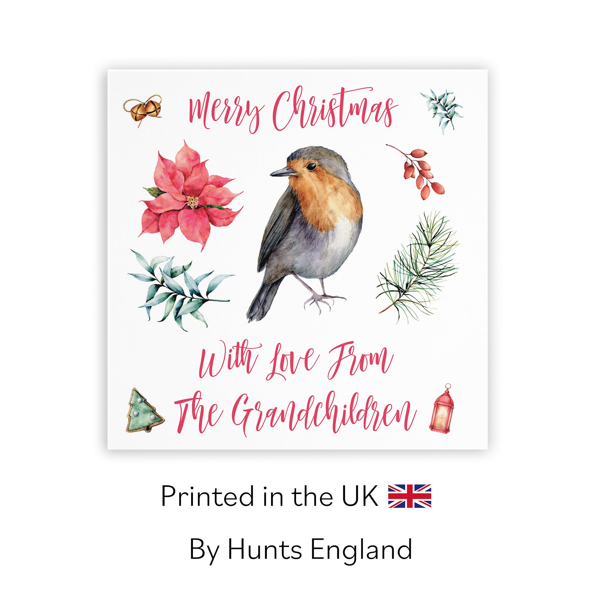 From Grandchildren Christmas Card Festive - Default Title (TH02774)