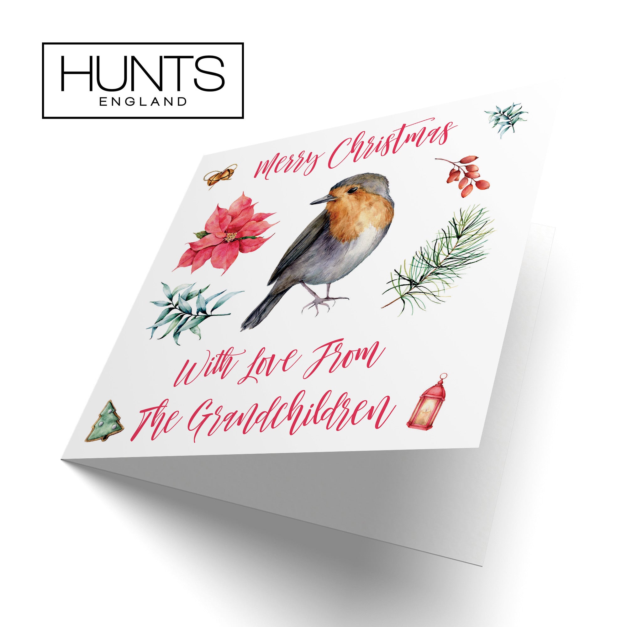 From Grandchildren Christmas Card Festive - Default Title (TH02774)