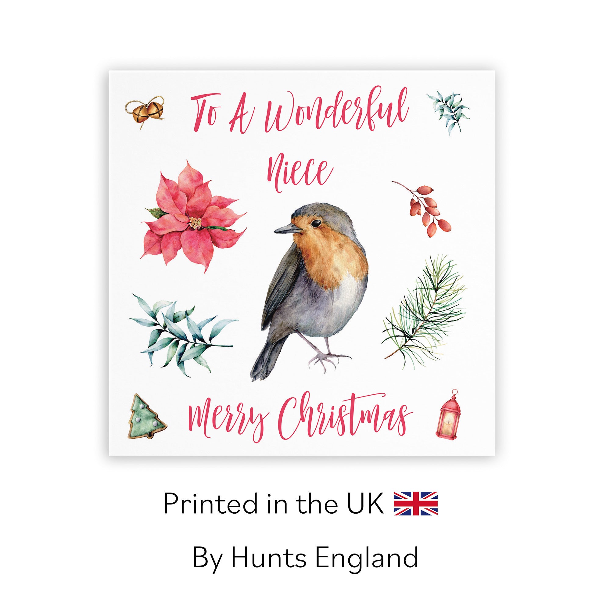 Niece Christmas Card Festive - Default Title (TH02780)