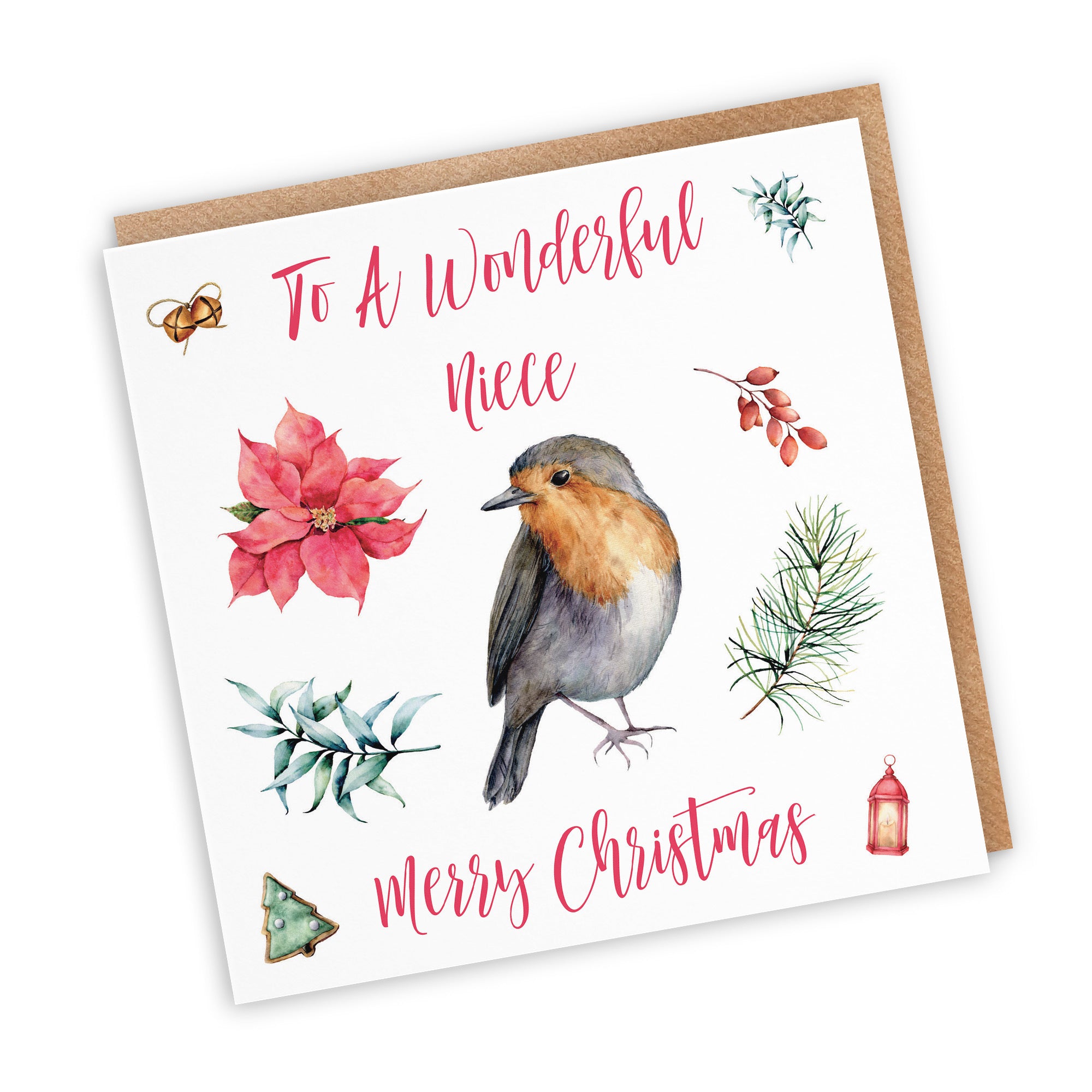 Niece Christmas Card Festive - Default Title (TH02780)