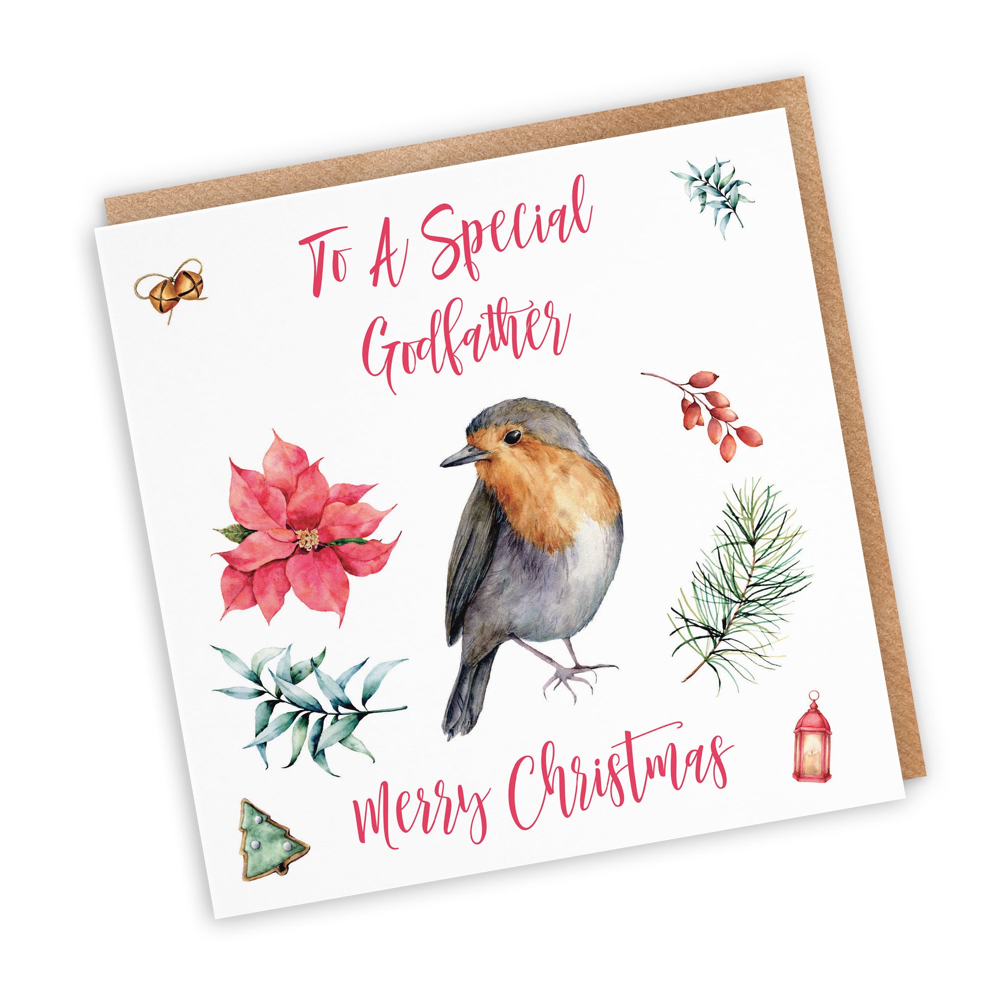 Godfather Christmas Card Festive - Default Title (TH02794)