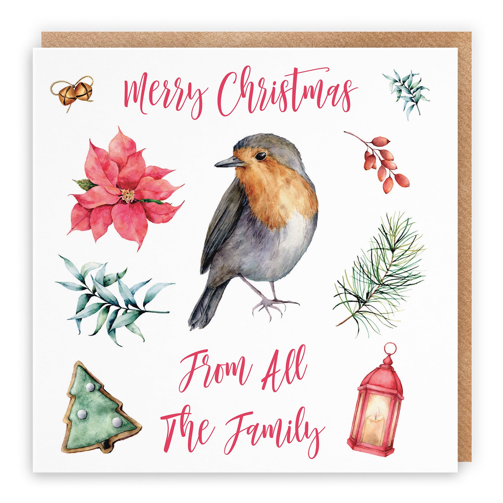 From All The Family Christmas Card Festive - Default Title (TH02795)