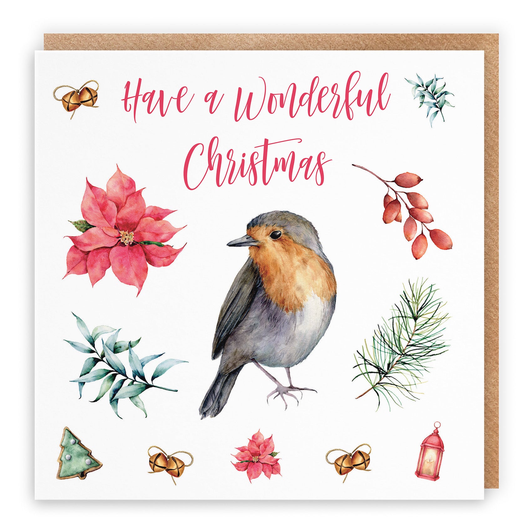 Individual Christmas Card Festive - Default Title (TH02796)