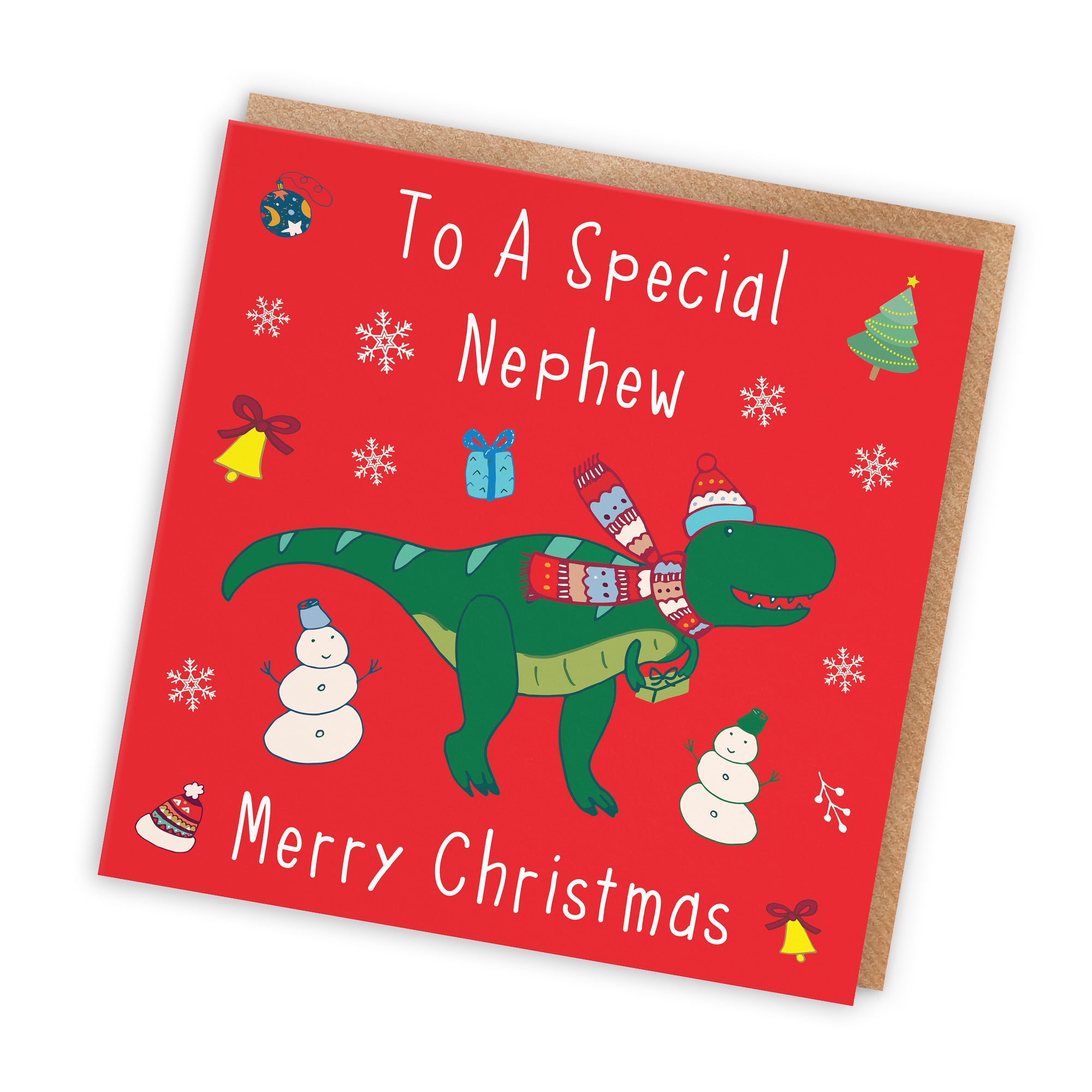 Nephew Christmas Card Dinosaur - Default Title (TH02798)