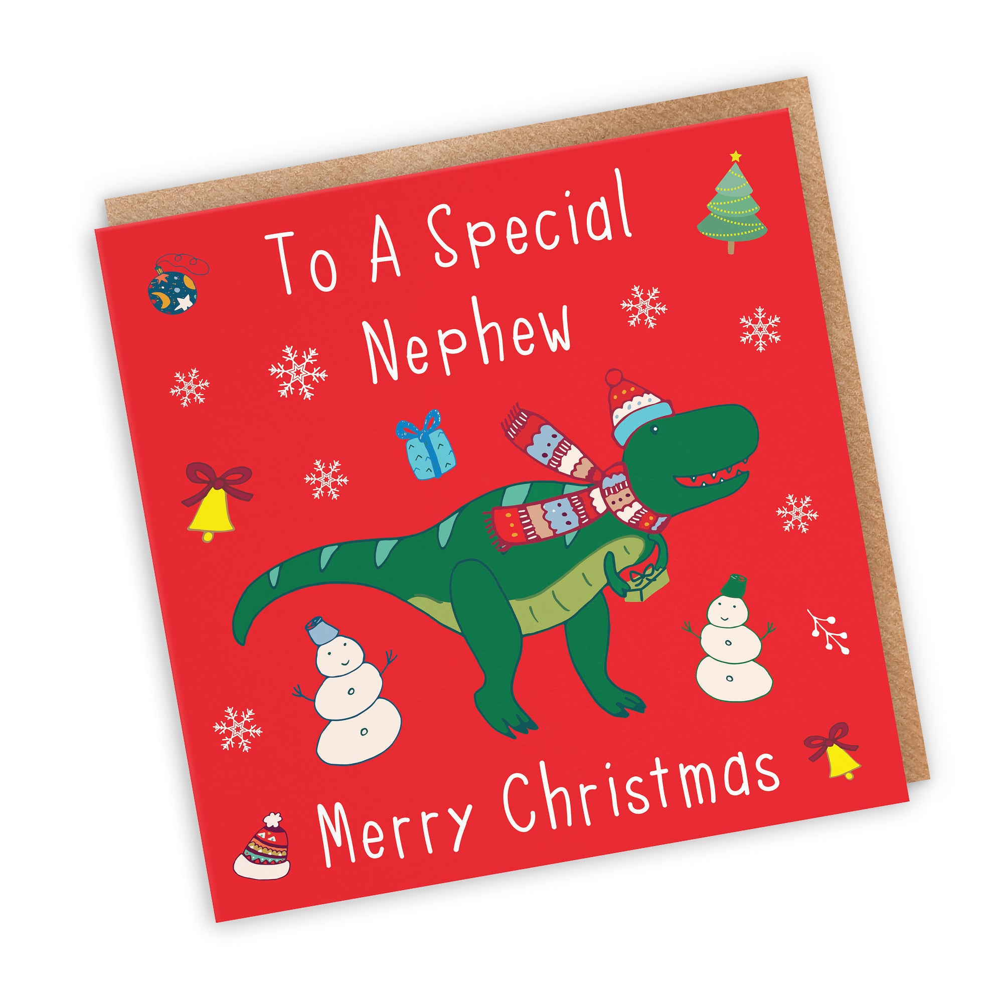 Nephew Christmas Card Dinosaur - Default Title (TH02798)