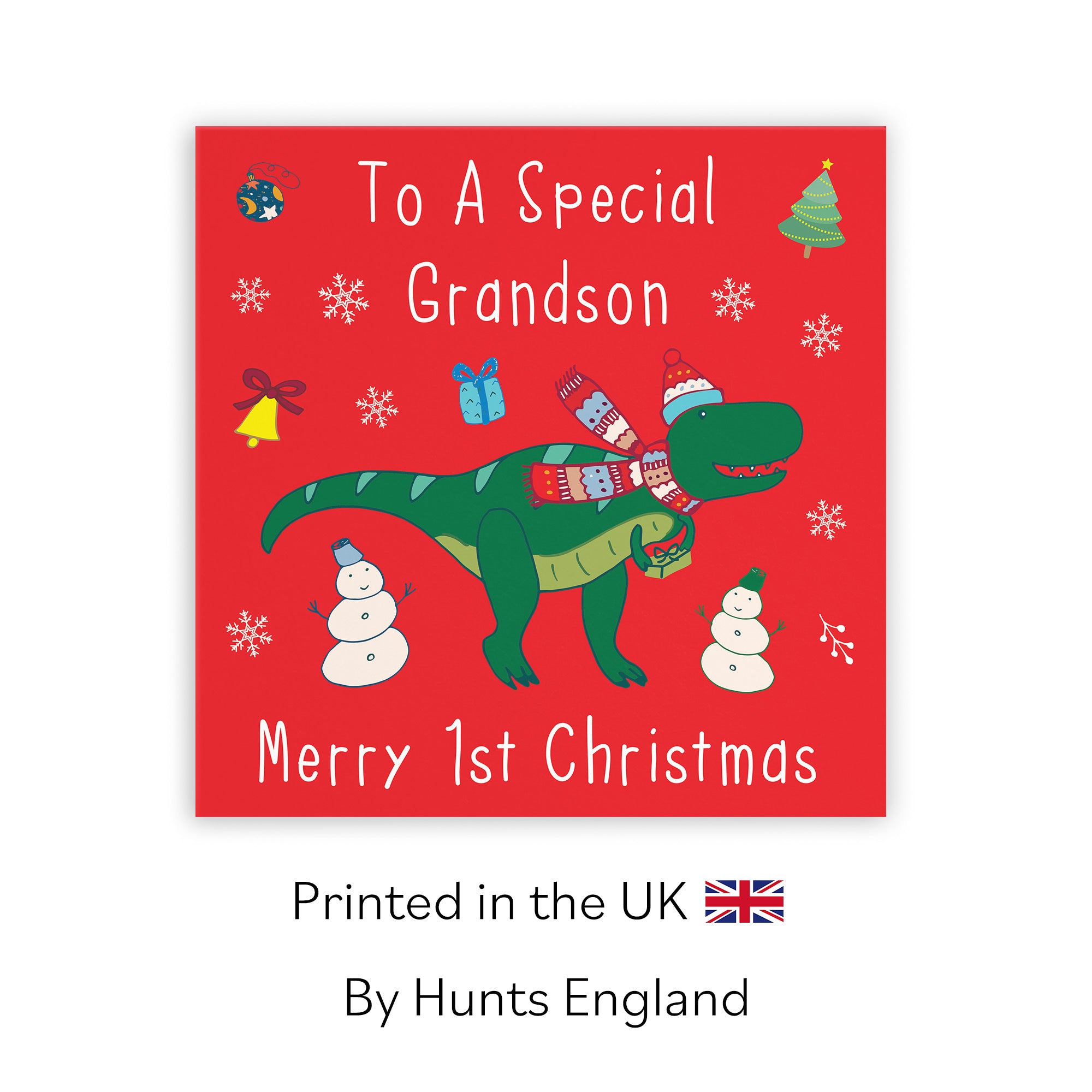 Grandson's 1st Christmas Card Dinosaur - Default Title (TH02801)