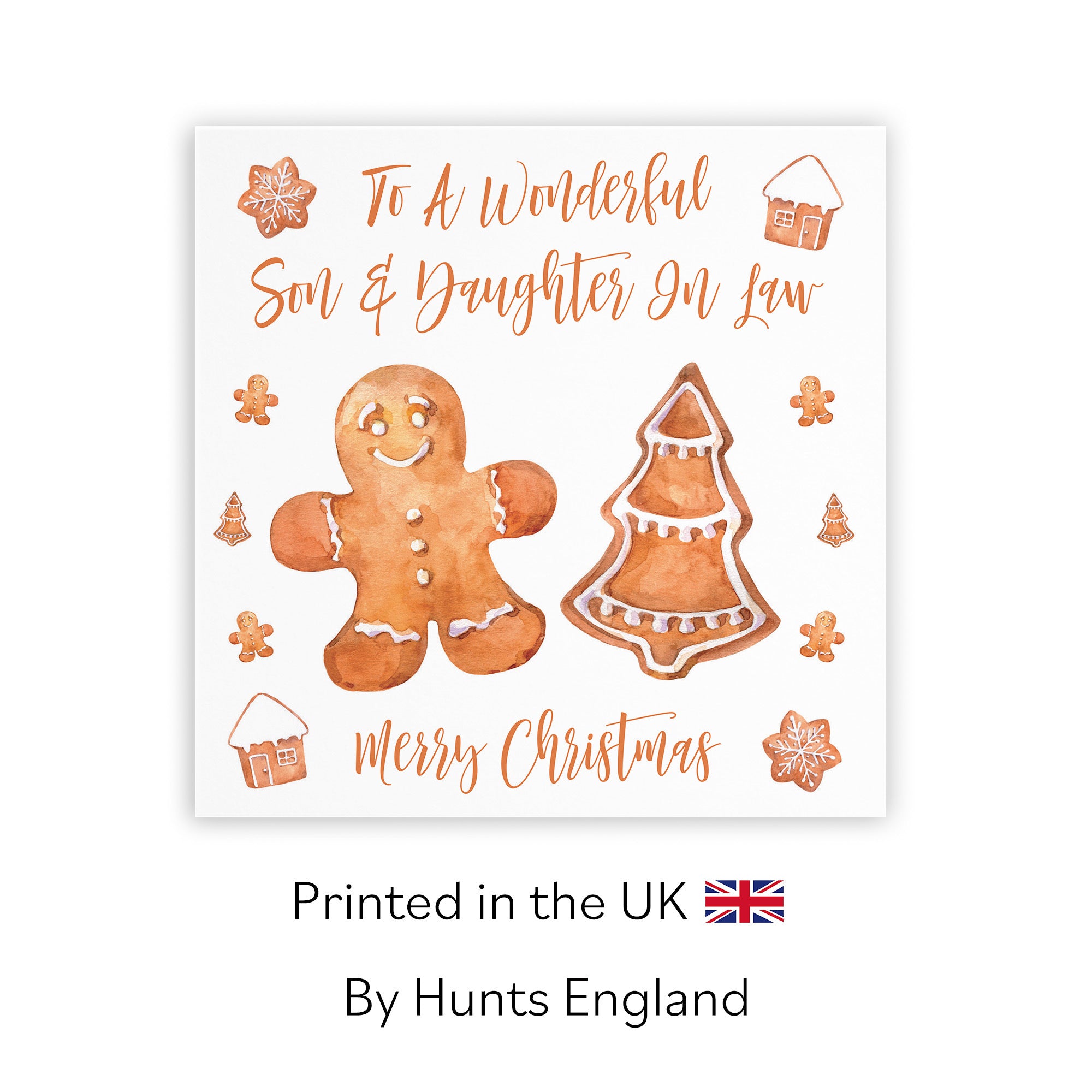 Son And Daughter In Law Christmas Card Gingerbread - Default Title (TH02804)