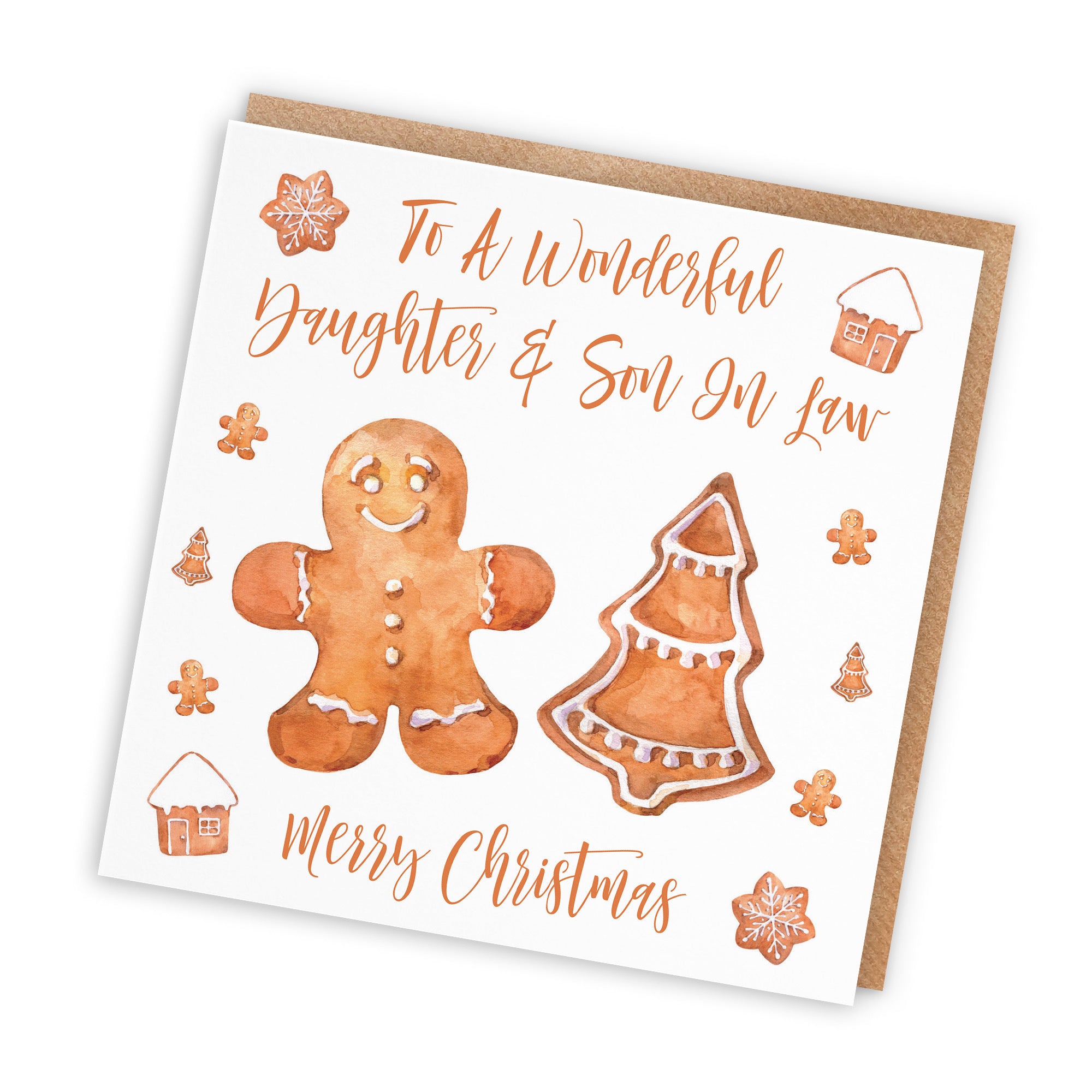 Daughter And Son In Law Christmas Card Gingerbread - Default Title (TH02805)