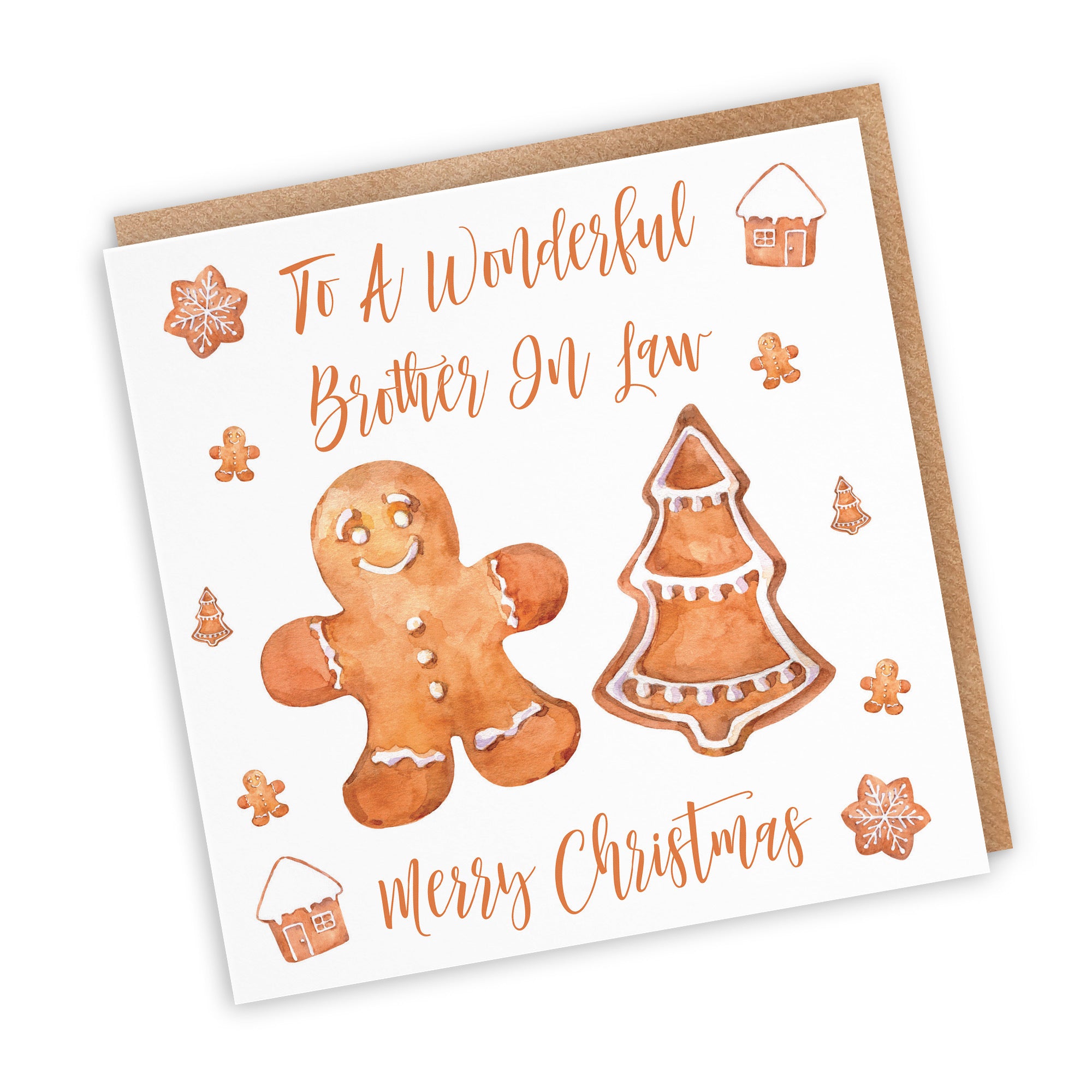 Brother In Law Christmas Card Gingerbread - Default Title (TH02810)
